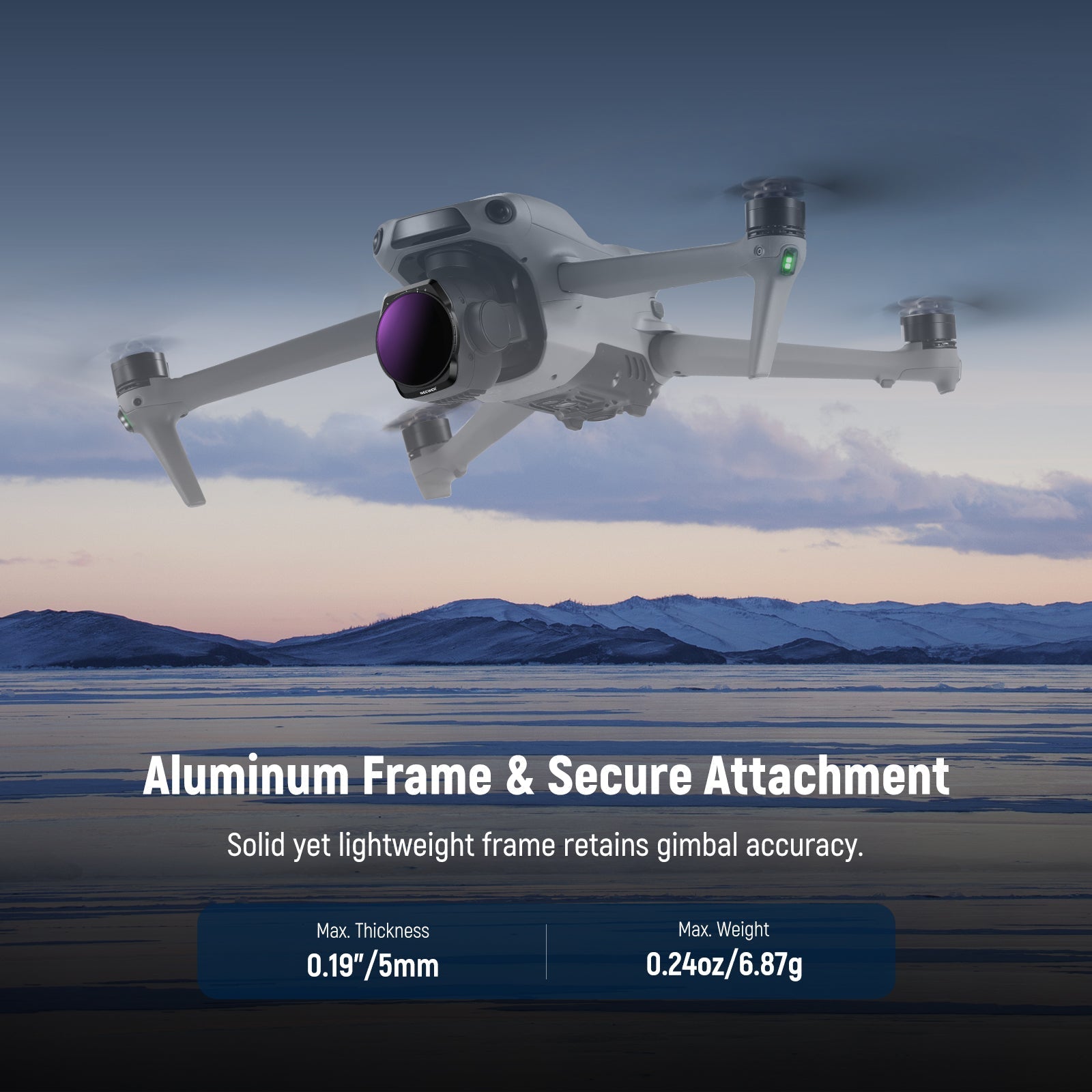 NEEWER FL-A88 2-Pack Variable ND Filter Set for DJI Air 3S