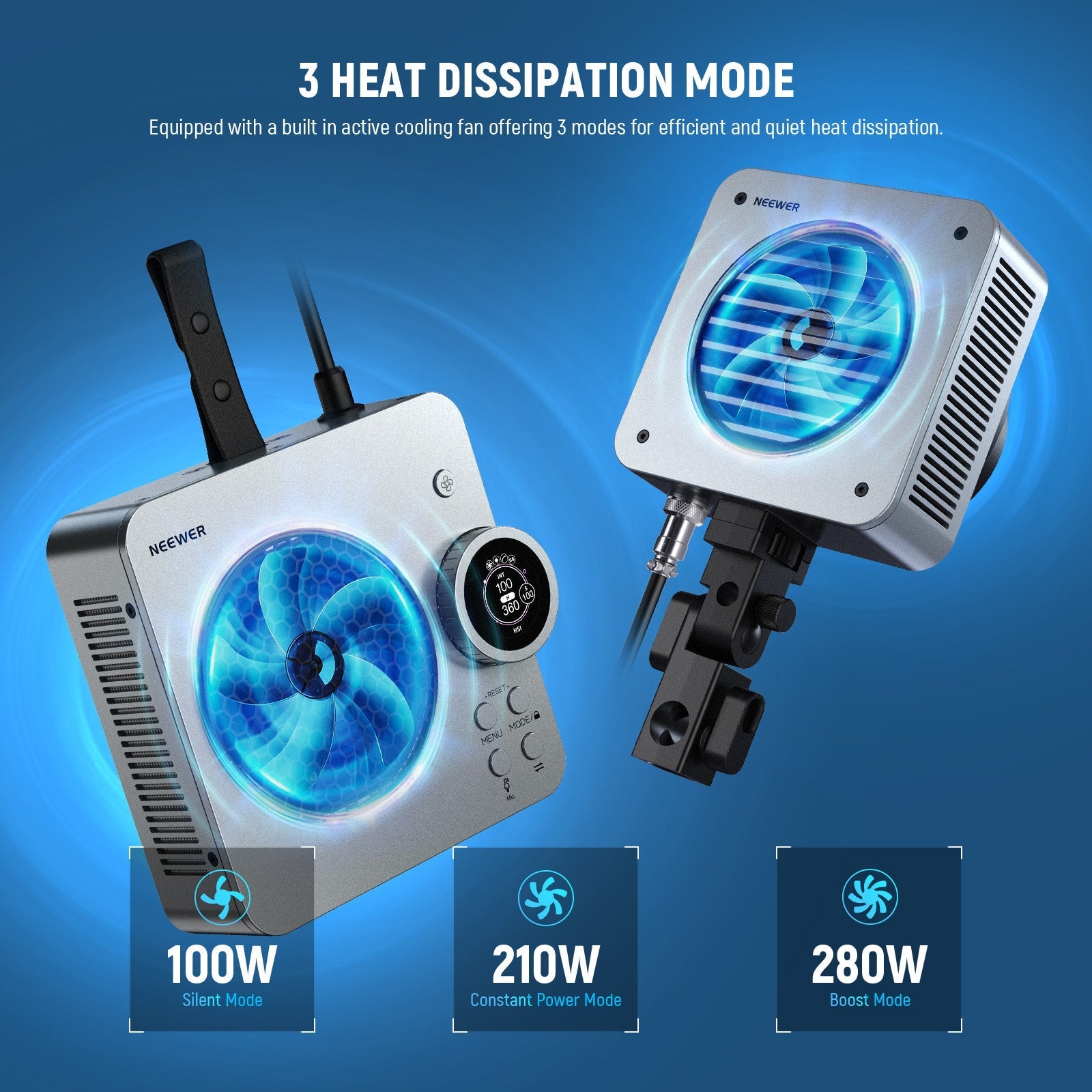 NEEWER HS200C 280W Portable RGB LED Video Light