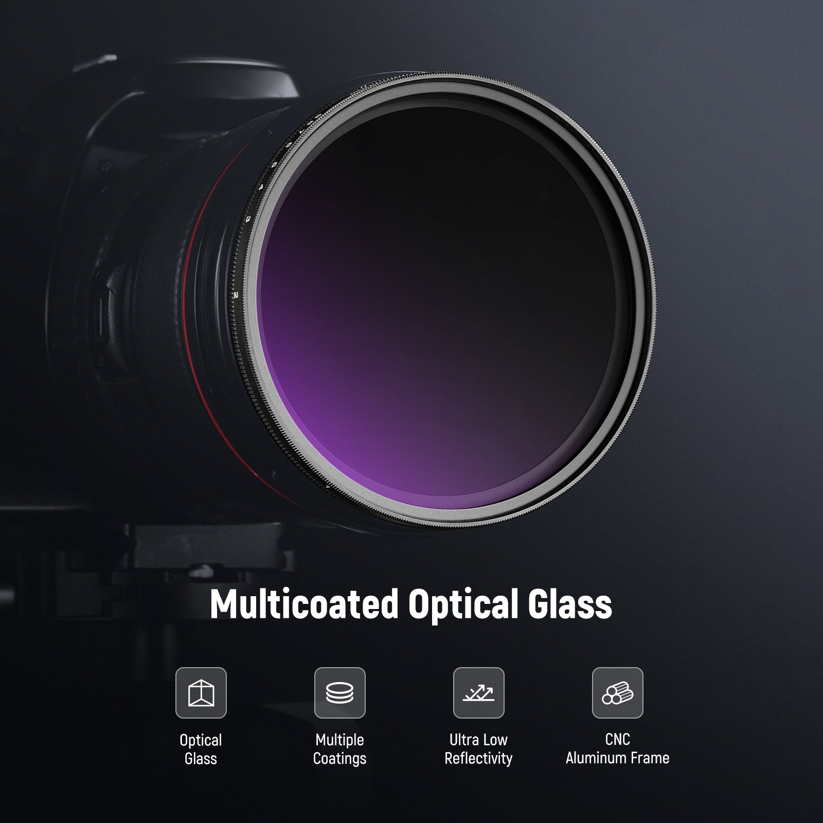 NEEWER Variable ND2-400 Filter (1-9 Stops)