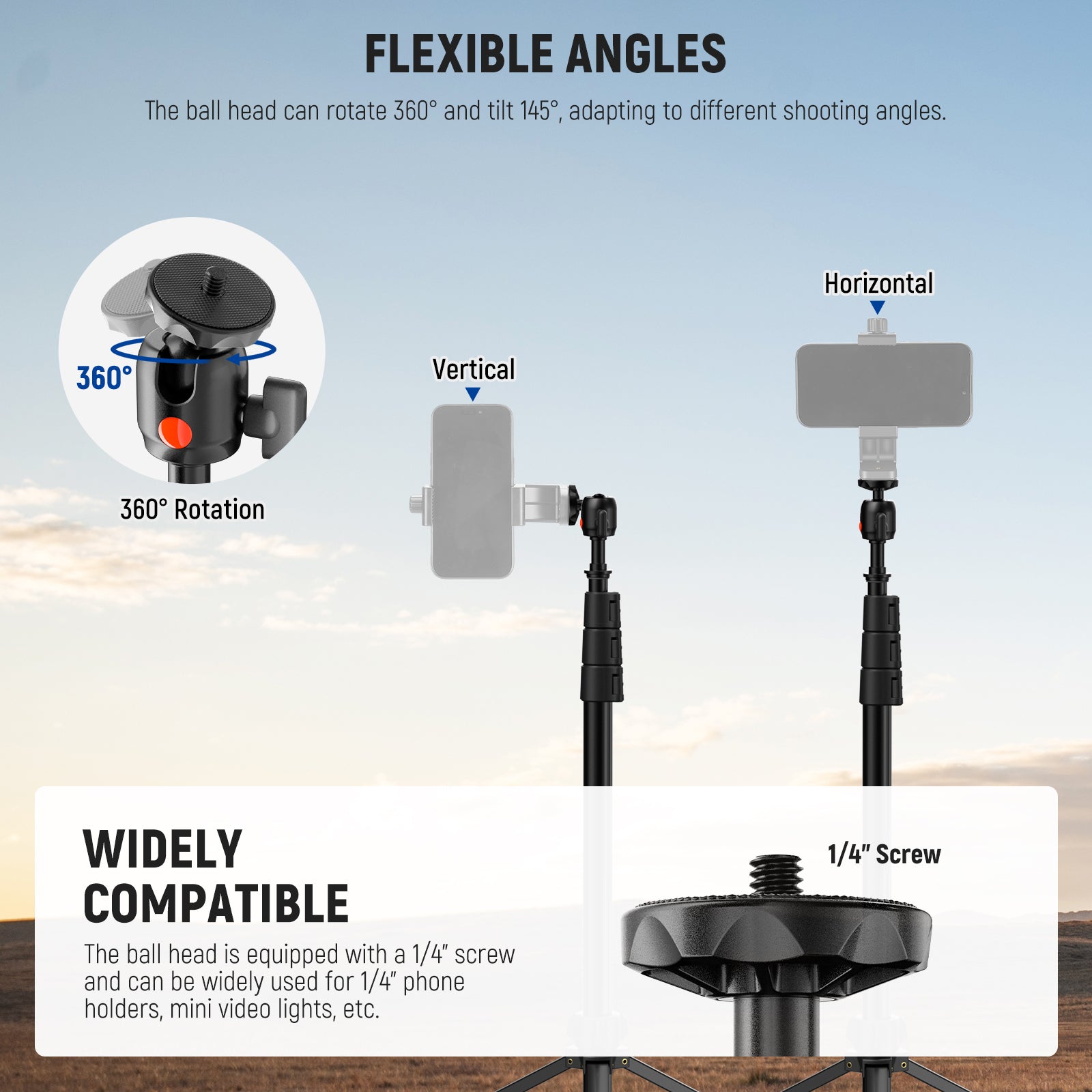 NEEWER ST200B 200cm Photography Light Stand