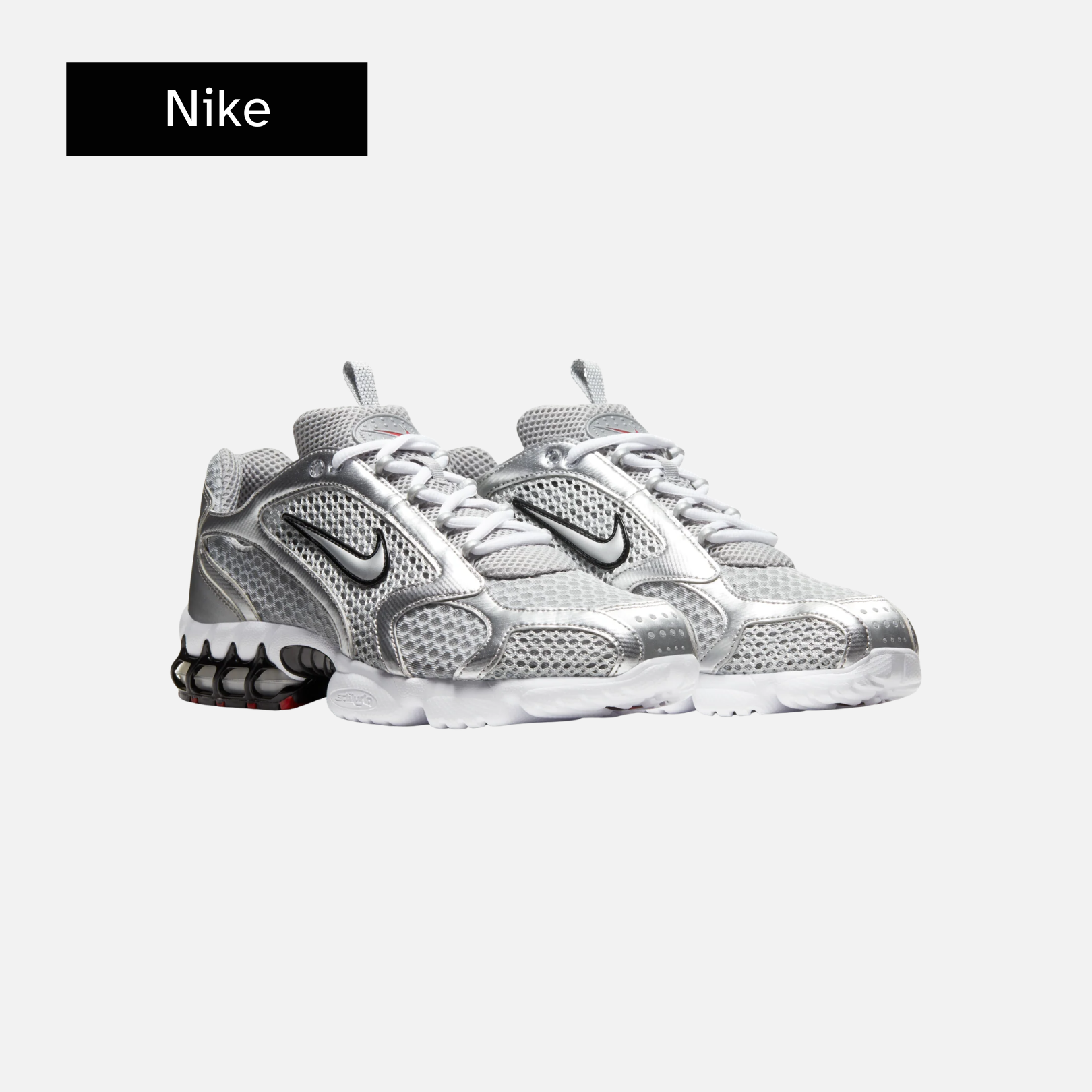 Nike Zoom Spiridon Caged 2 'Metallic Silver'