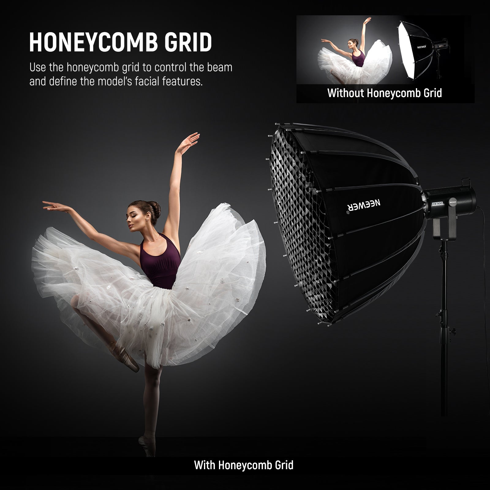 NEEWER BASICS NS36P/NS37P/NS38P/NS39P Parabolic Softbox