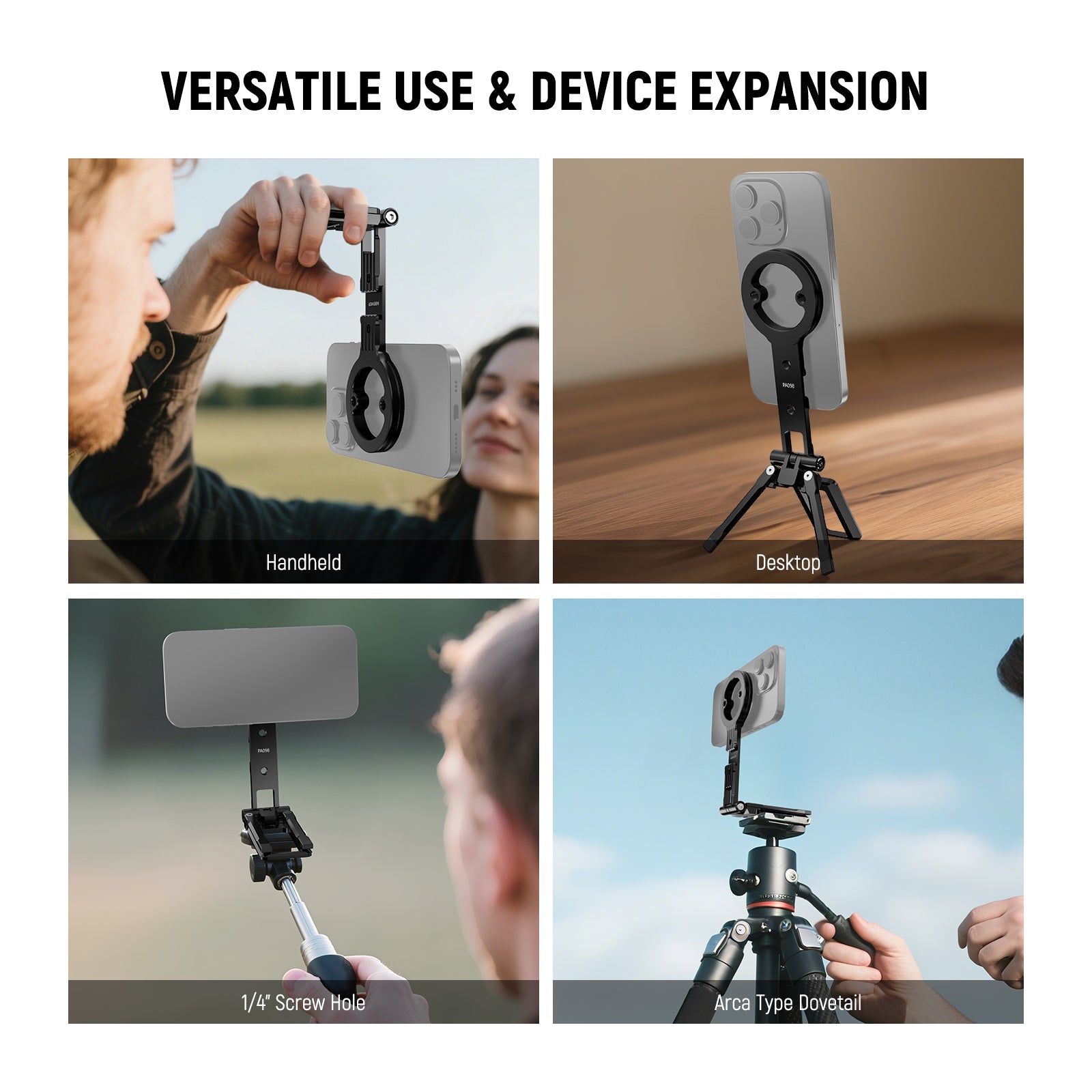NEEWER PA098 Magnetic Phone Tripod Holder Stand