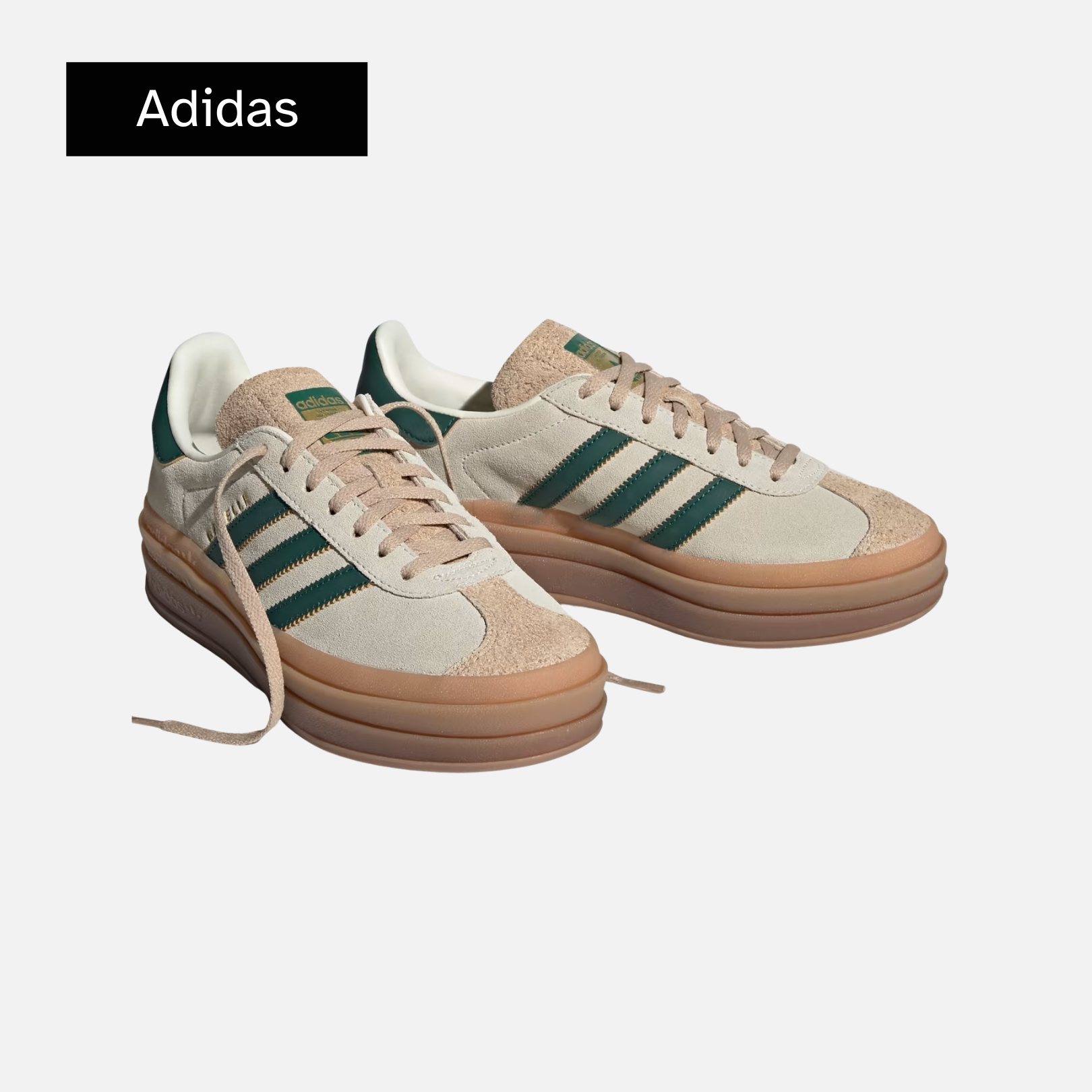 adidas Wmns Gazelle Bold 'Cream Collegiate Green'