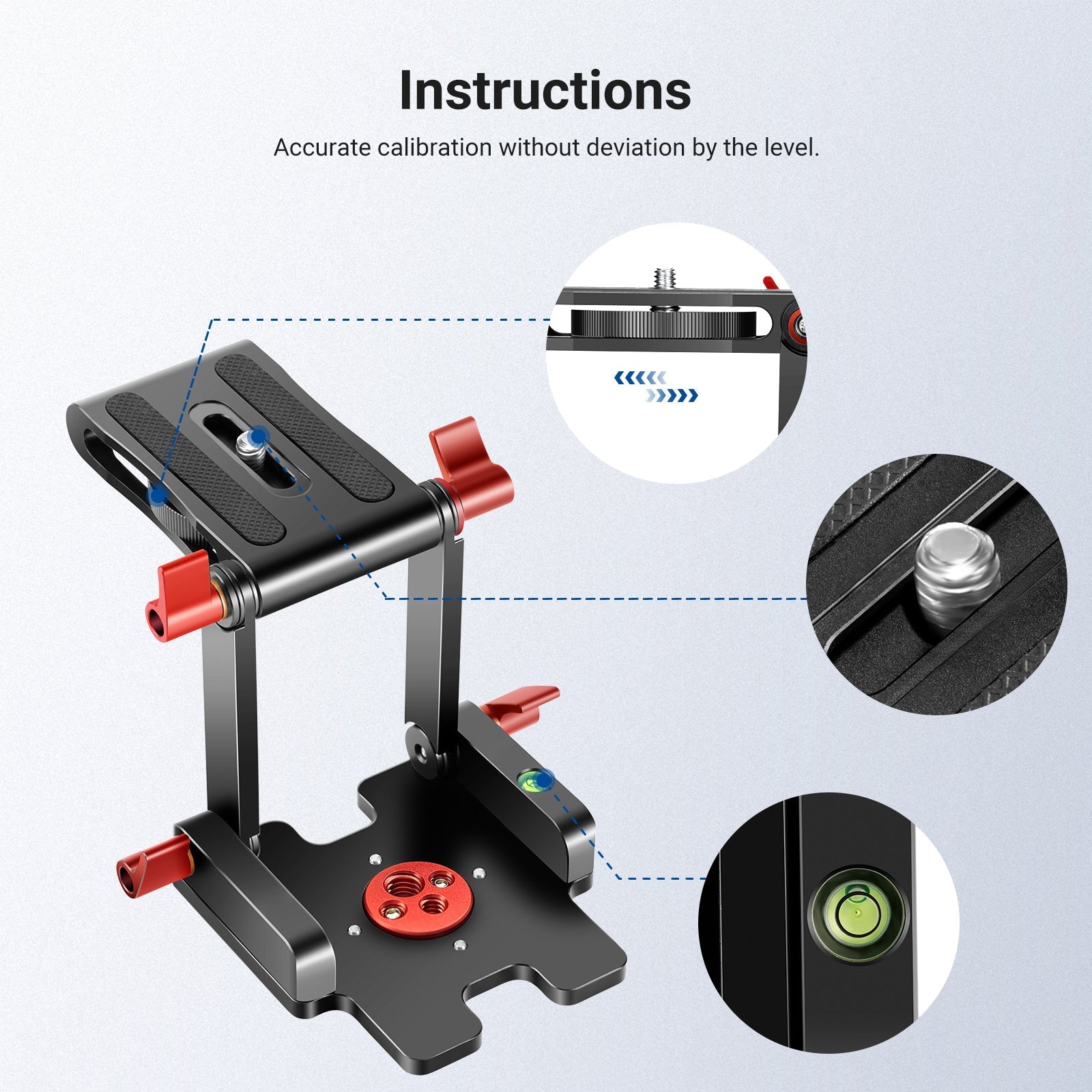 NEEWER Upgraded Z-Flex Tilt Tripod Head