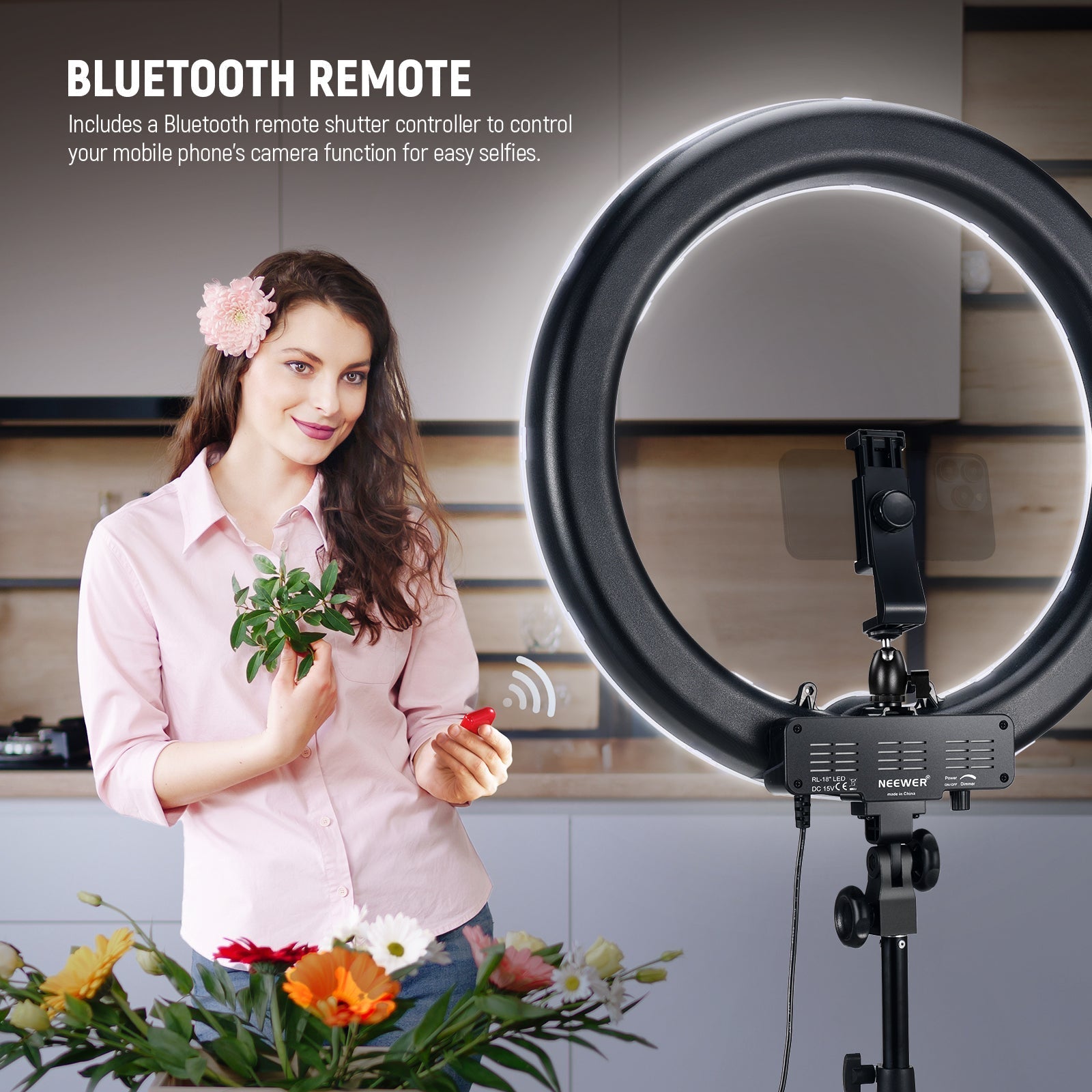 NEEWER RL-18 18 Inch 58W LED Ring Light