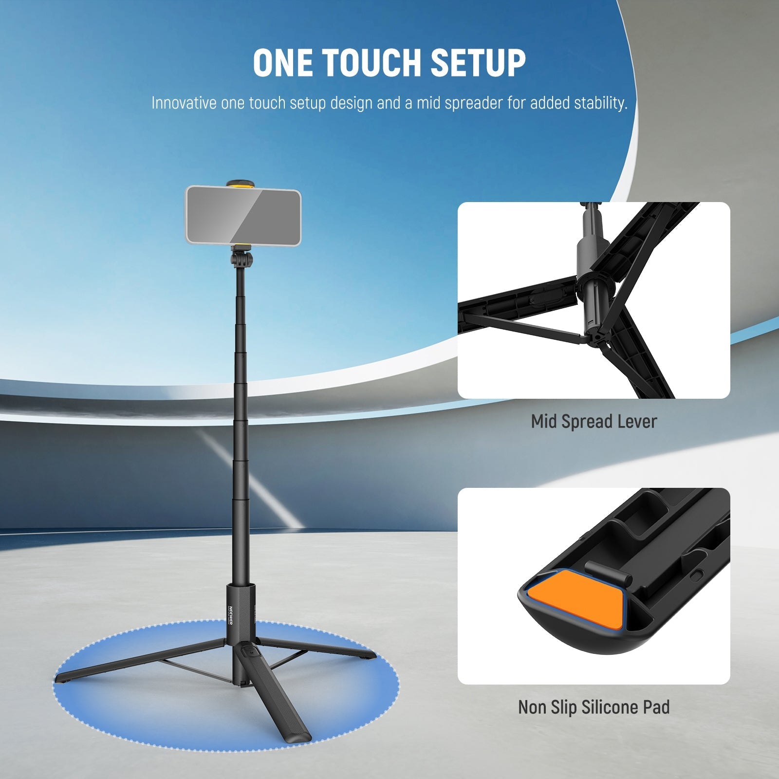 NEEWER ENTRY LEVEL VERSION PA988 71" Selfie Stick Tripod