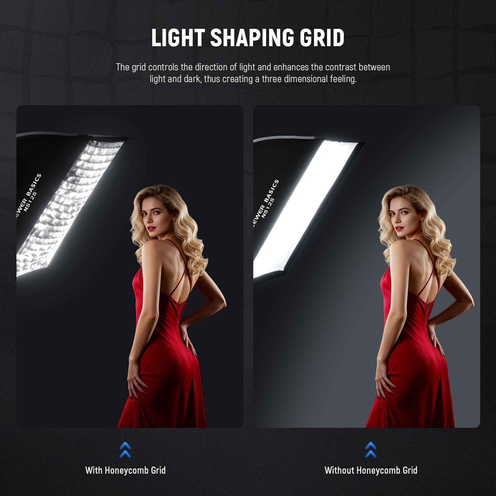 NEEWER BASICS NS12S/NS14S Rectangular Softbox Kit