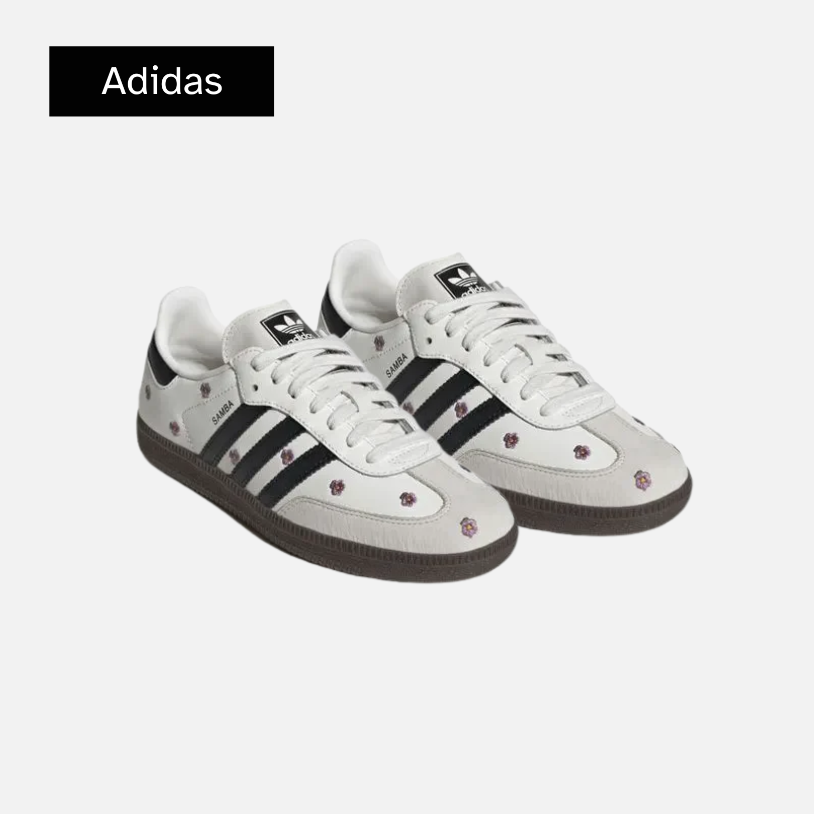 adidas Wmns Samba OG 'White Floral Embroidery'