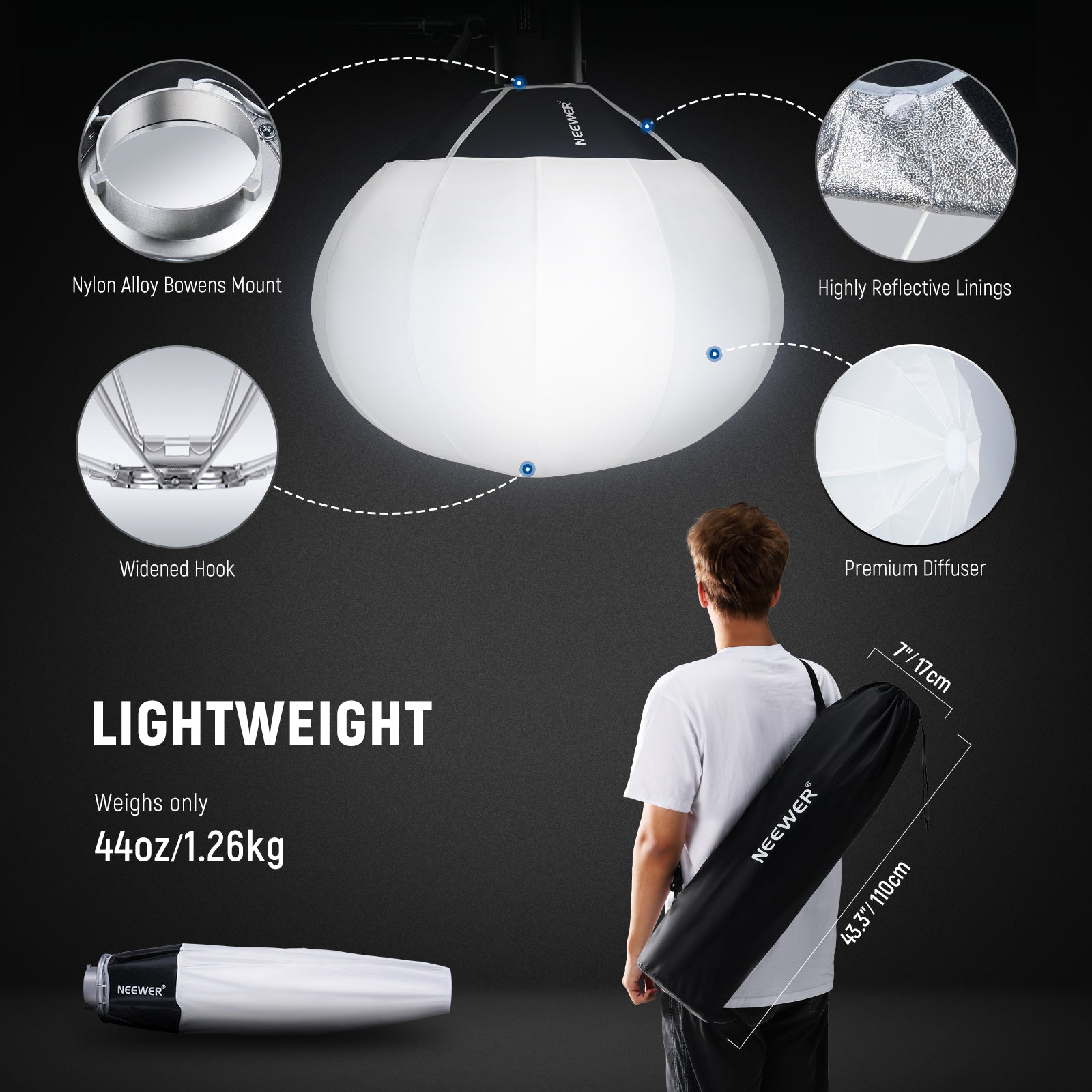 NEEWER BASICS NS15L/NS16L Lantern Softbox