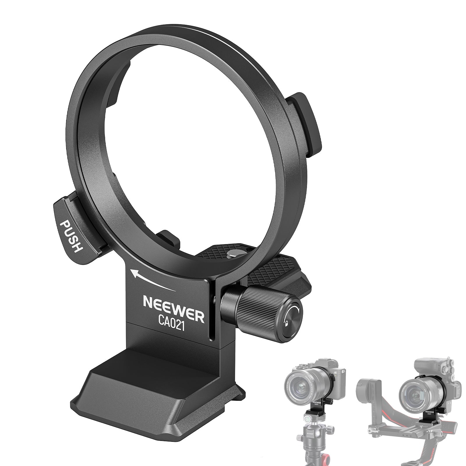 NEEWER Rotatable Camera Lens Collar for Camera