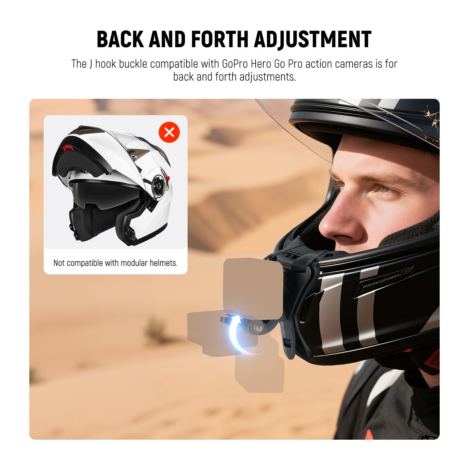 NEEWER GP-72 Helmet Chin Strap for Action Camera