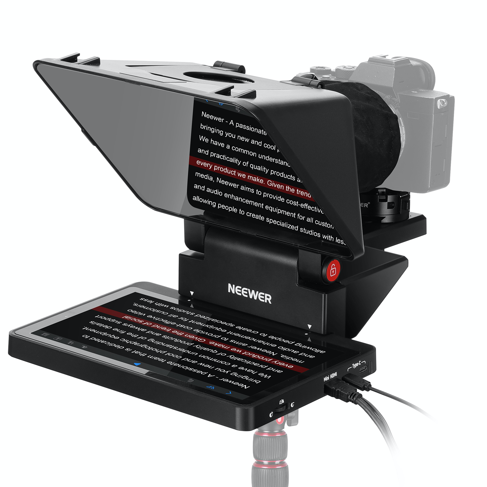 NEEWER X11 2-In-1 Teleprompter with Monitor