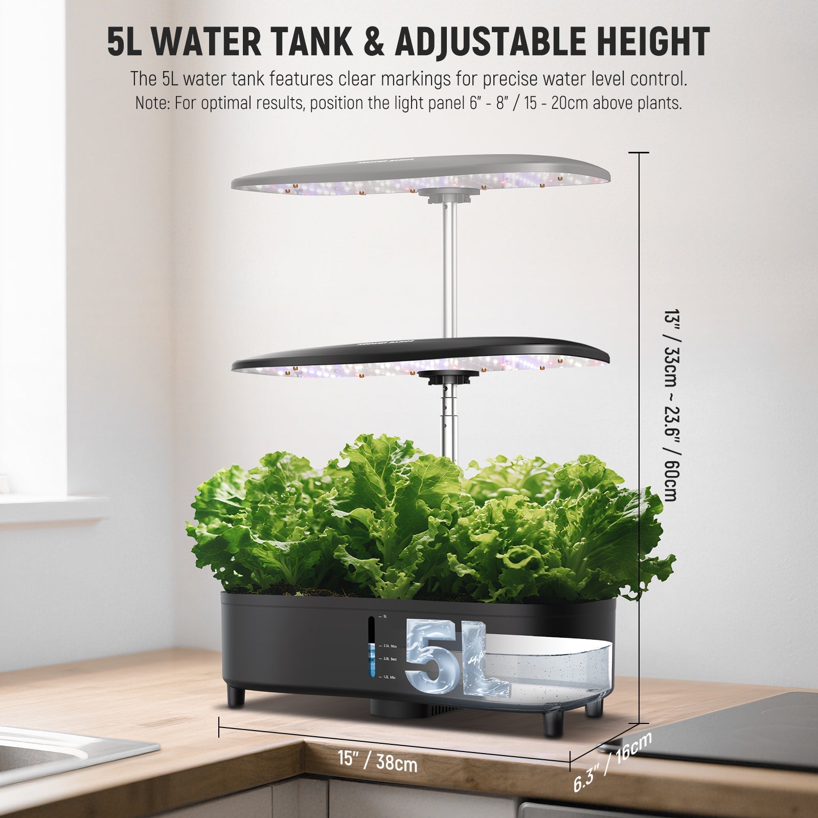 NEEWER BASICS HGS02 Silent Aeroponics Growing System Kit