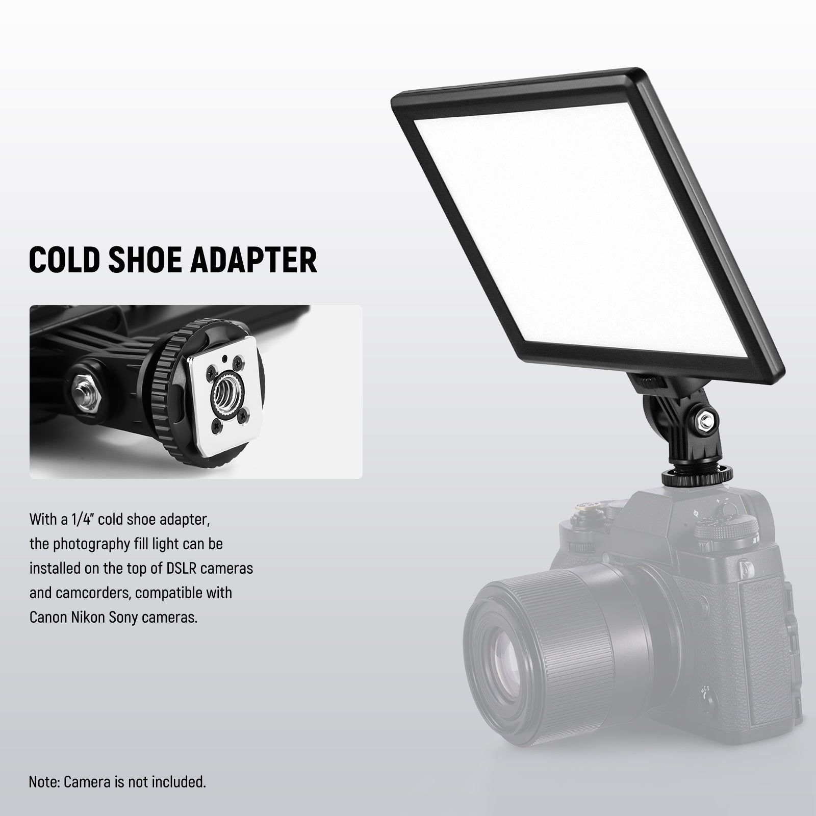 NEEWER NL-116AI Bi-Color 9" LED Video Panel Light