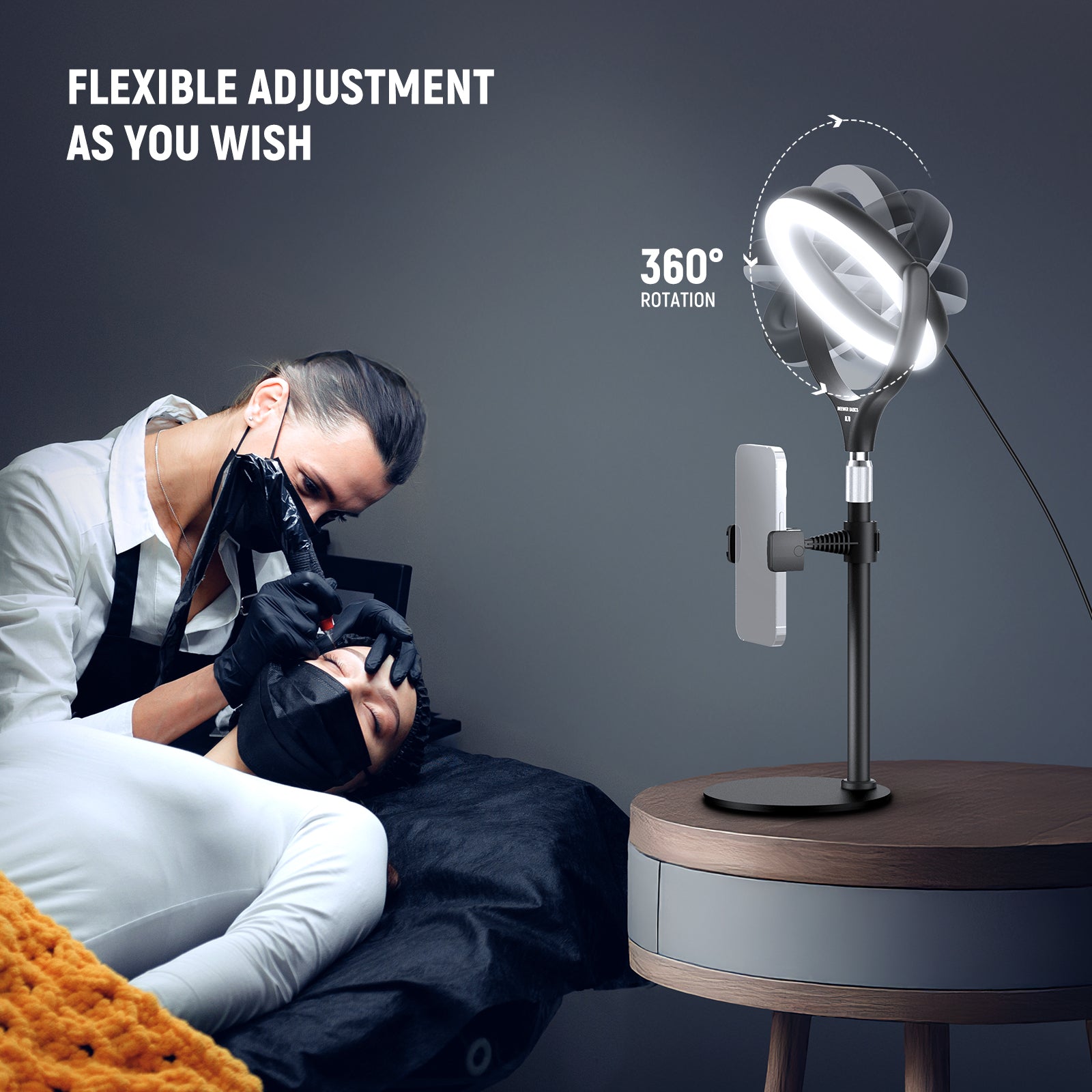 NEEWER BASICS RL7B 7" Desk Ring Light