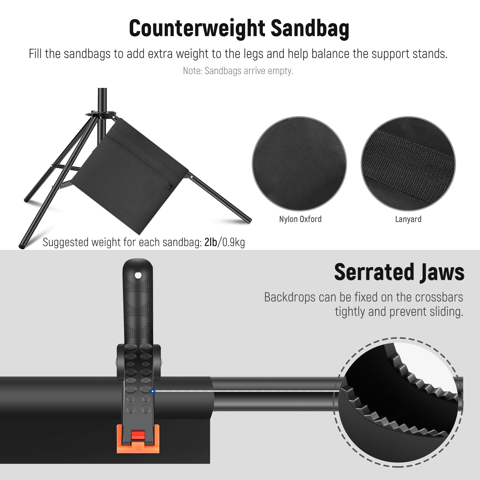 NEEWER 3x2.1m / 10x7ft Background Support System