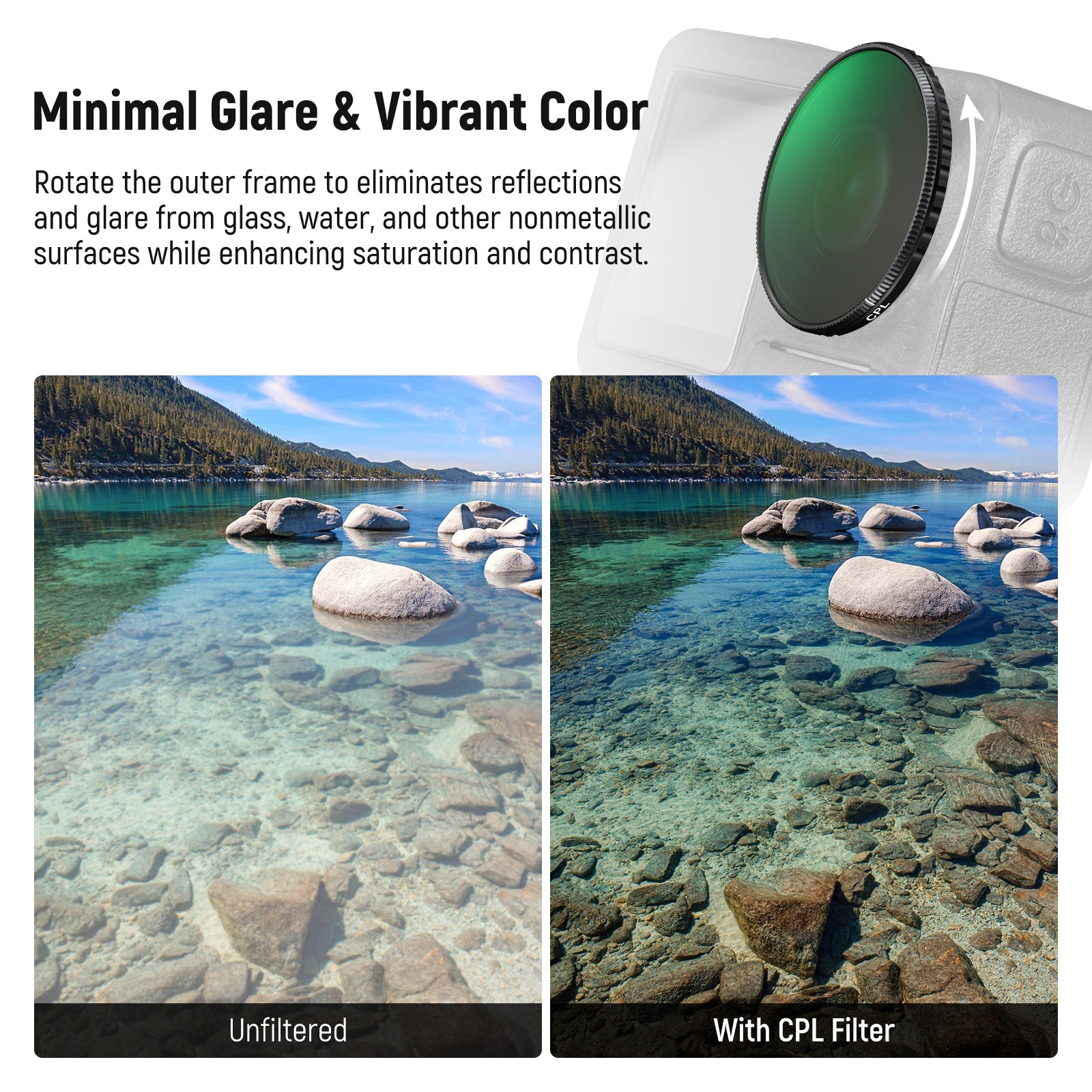 NEEWER Filter Lens Set For DJI Osmo Action 5 Pro/4