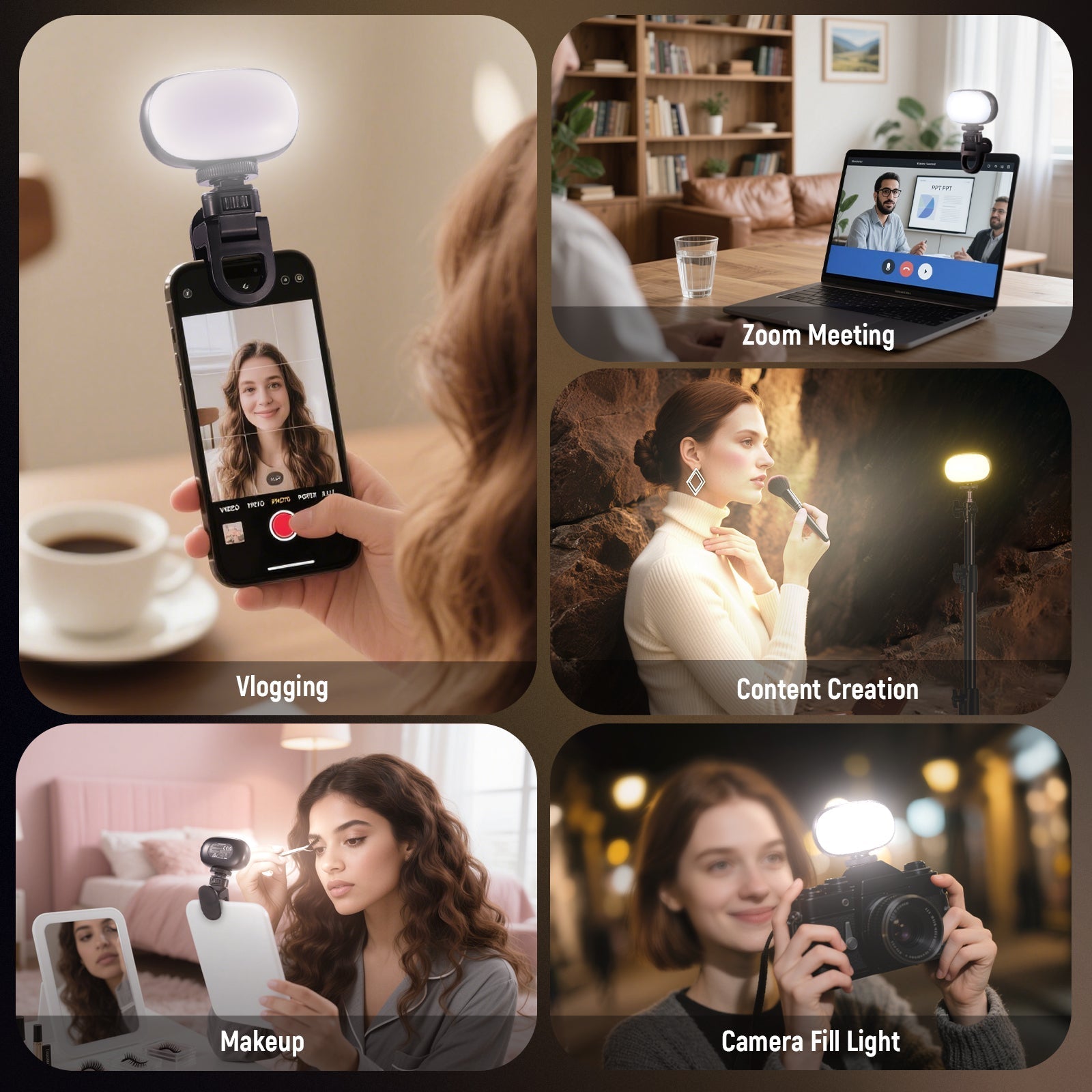 NEEWER BASICS N9 Clip on LED Selfie Light