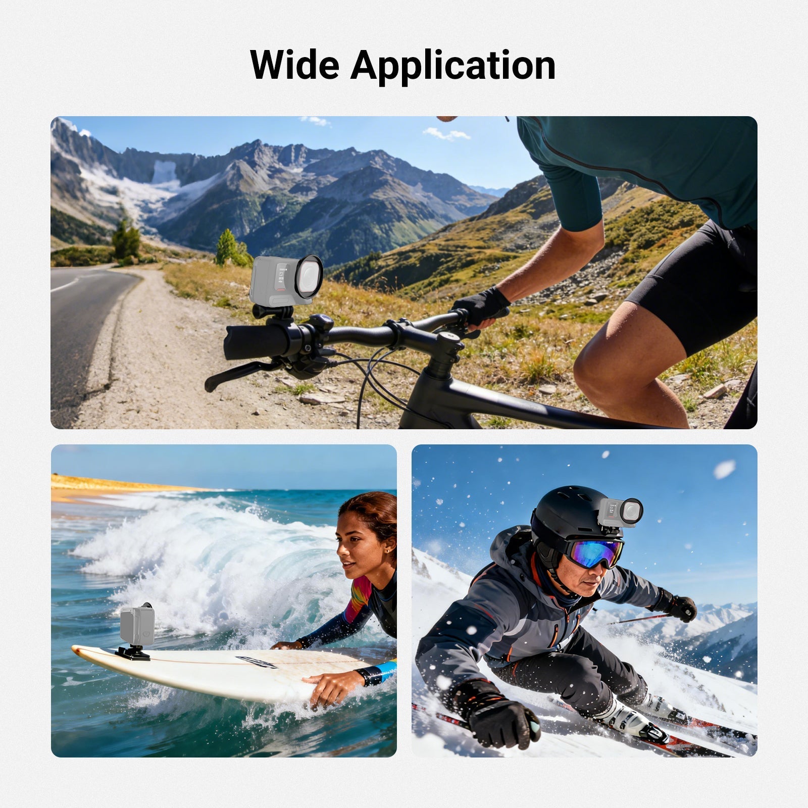 NEEWER 49mm Filter Adapter Ring Compatible with Insta360 Ace Pro 1/2