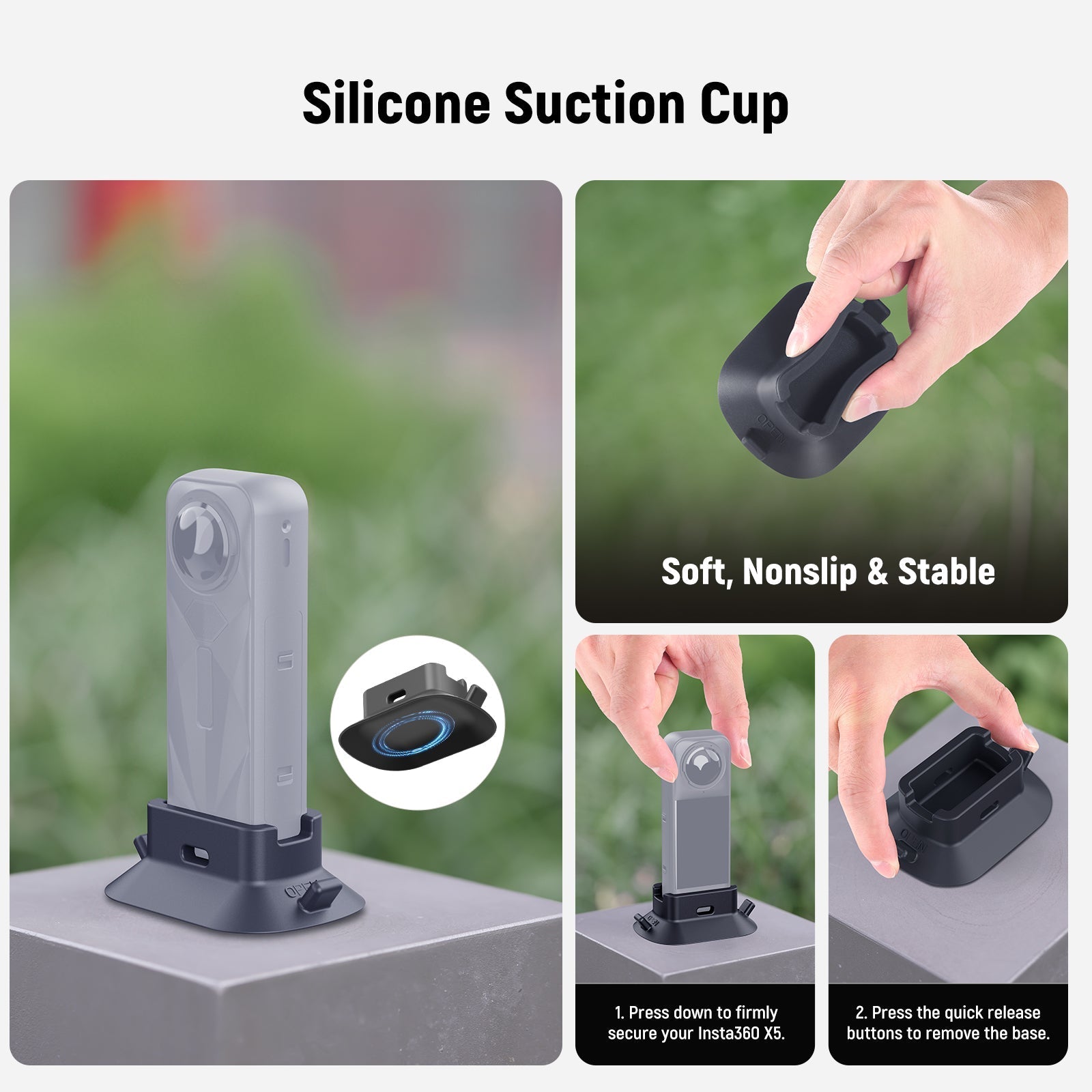 NEEWER AC036 Silicone Stand Base For Insta360 x5