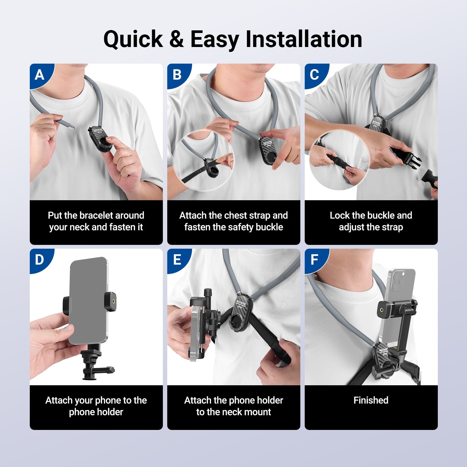NEEWER GP48 Neck Phone Holder
