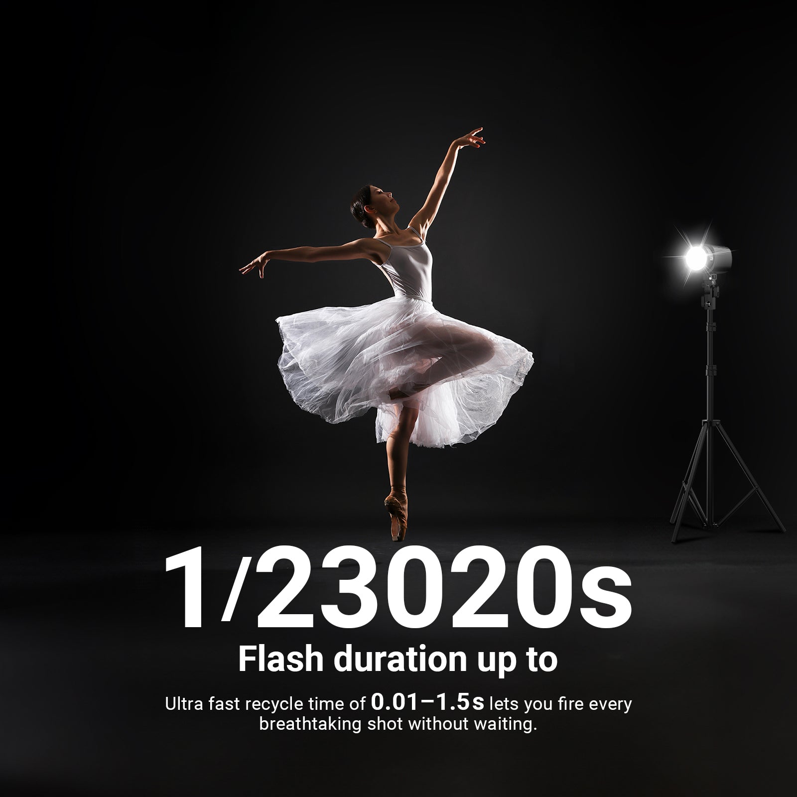 NEEWER Q120 120Ws 2.4G TTL Outdoor Studio Flash