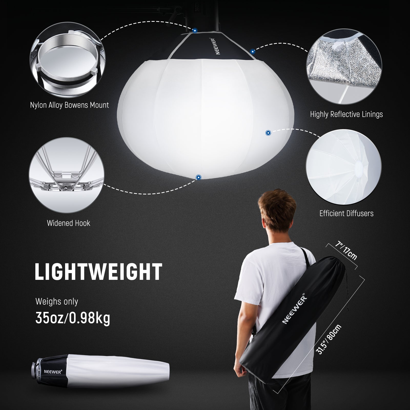 NEEWER BASICS NS15L/NS16L Lantern Softbox