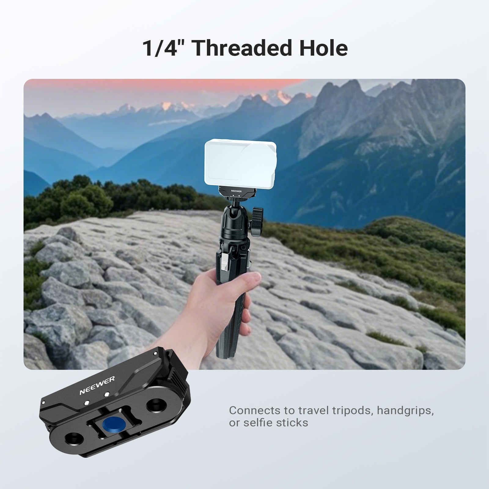 NEEWER AC071 Magnetic Quick Release Mount For DJI Osmo Action 6