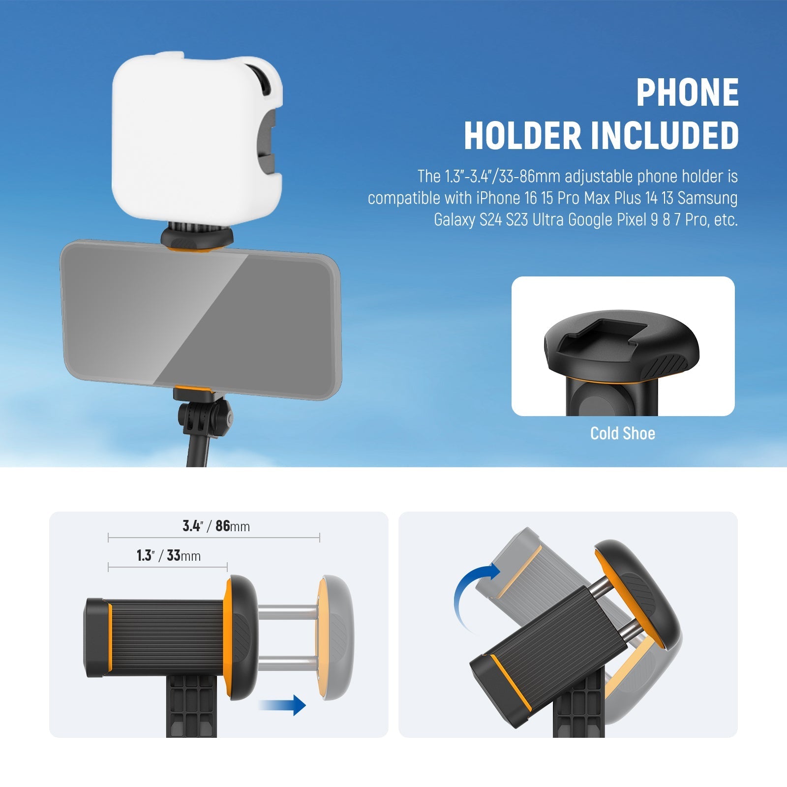 NEEWER ENTRY LEVEL VERSION PA988 71" Selfie Stick Tripod
