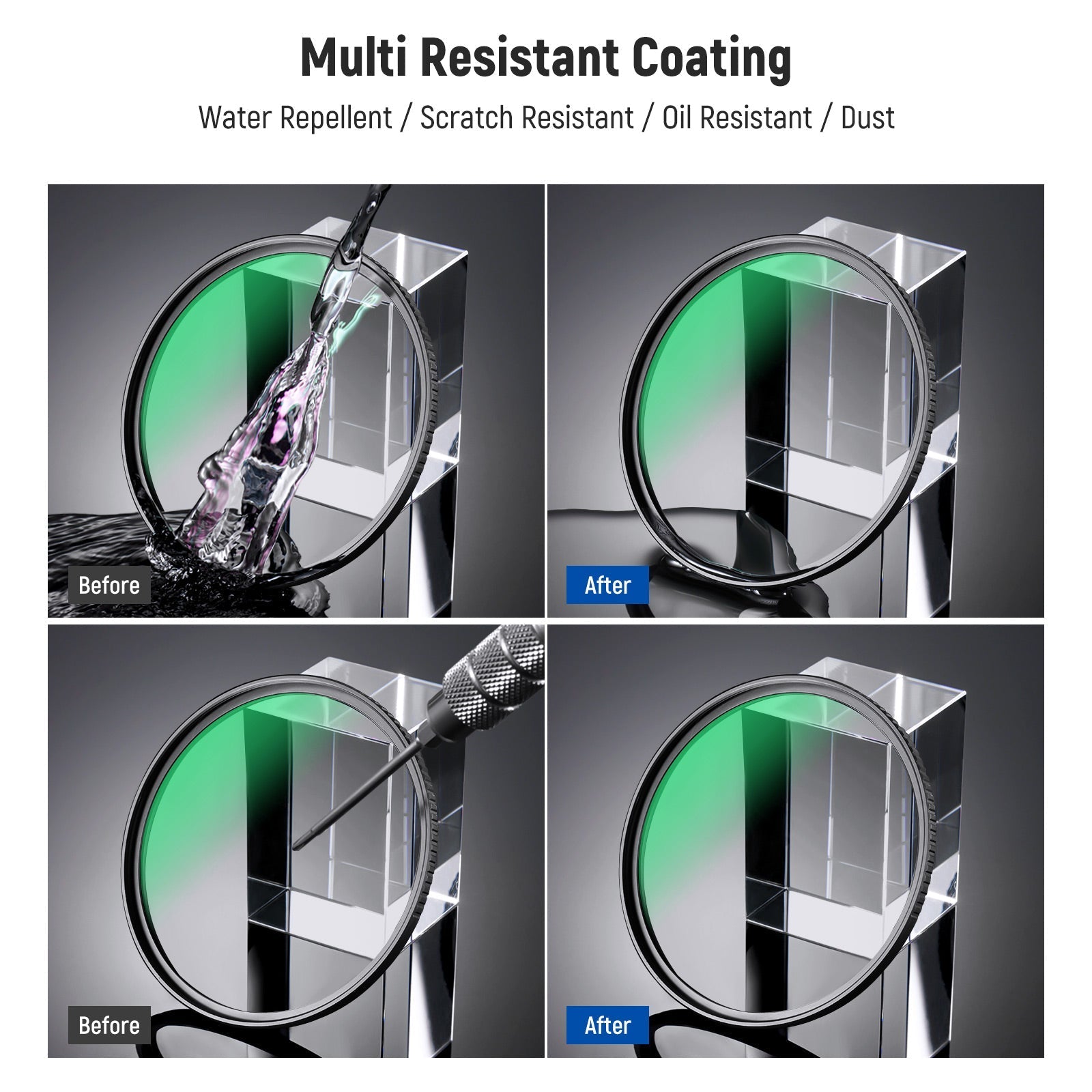 NEEWER Ultra Low Reflectivity UV Lens Filter