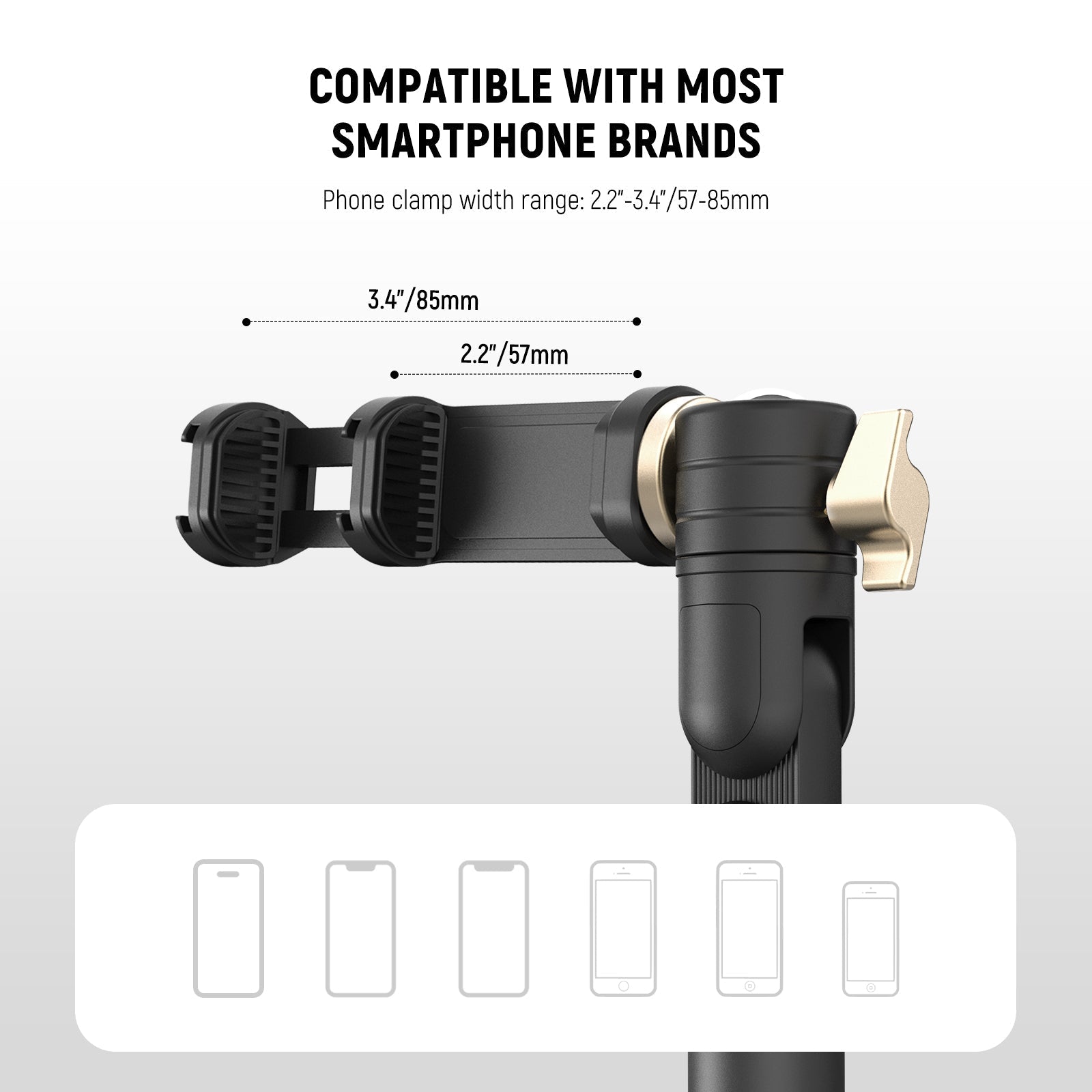 NEEWER MT010 Adjustable Desk Phone Holder Stand
