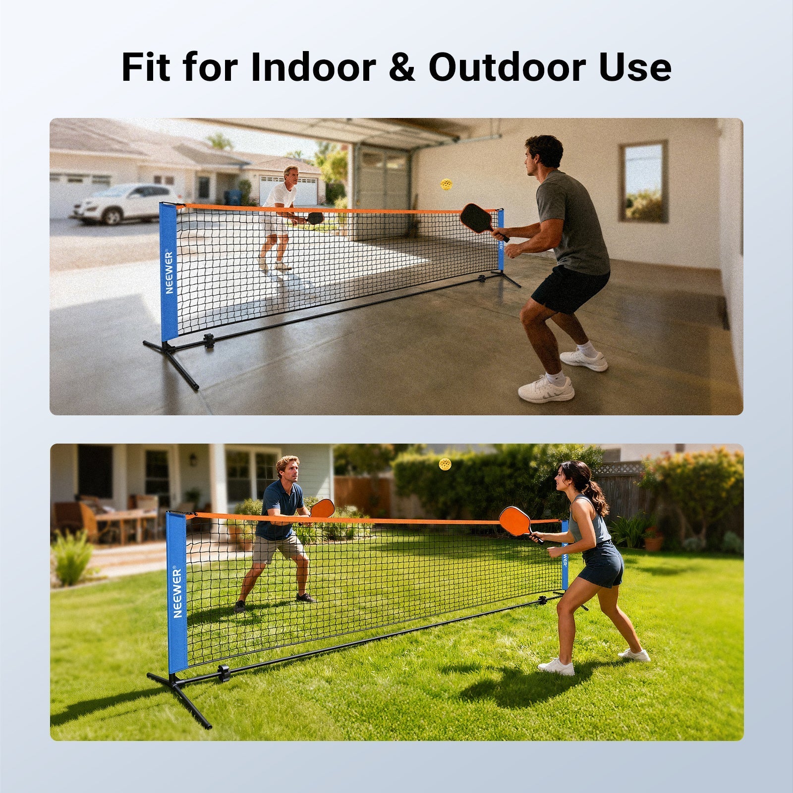 NEEWER PB01N/PB02N Portable Detachable Pickleball Net