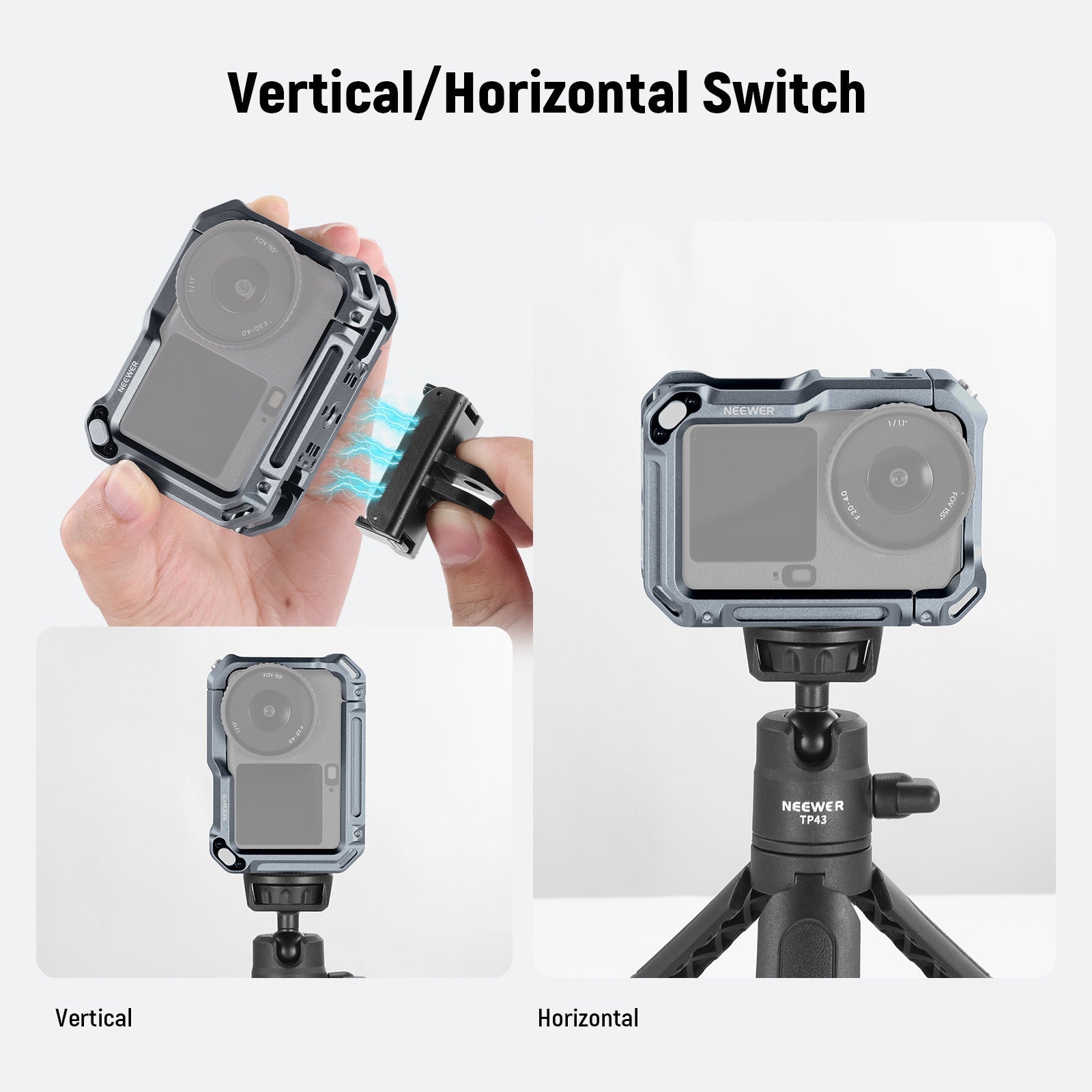 NEEWER AC049 Action Camera Cage For DJI Osmo Action 6