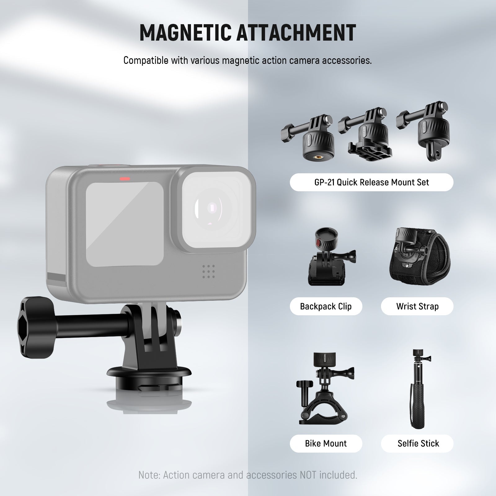 NEEWER GP39 Magnetic Action Camera Neck Mount