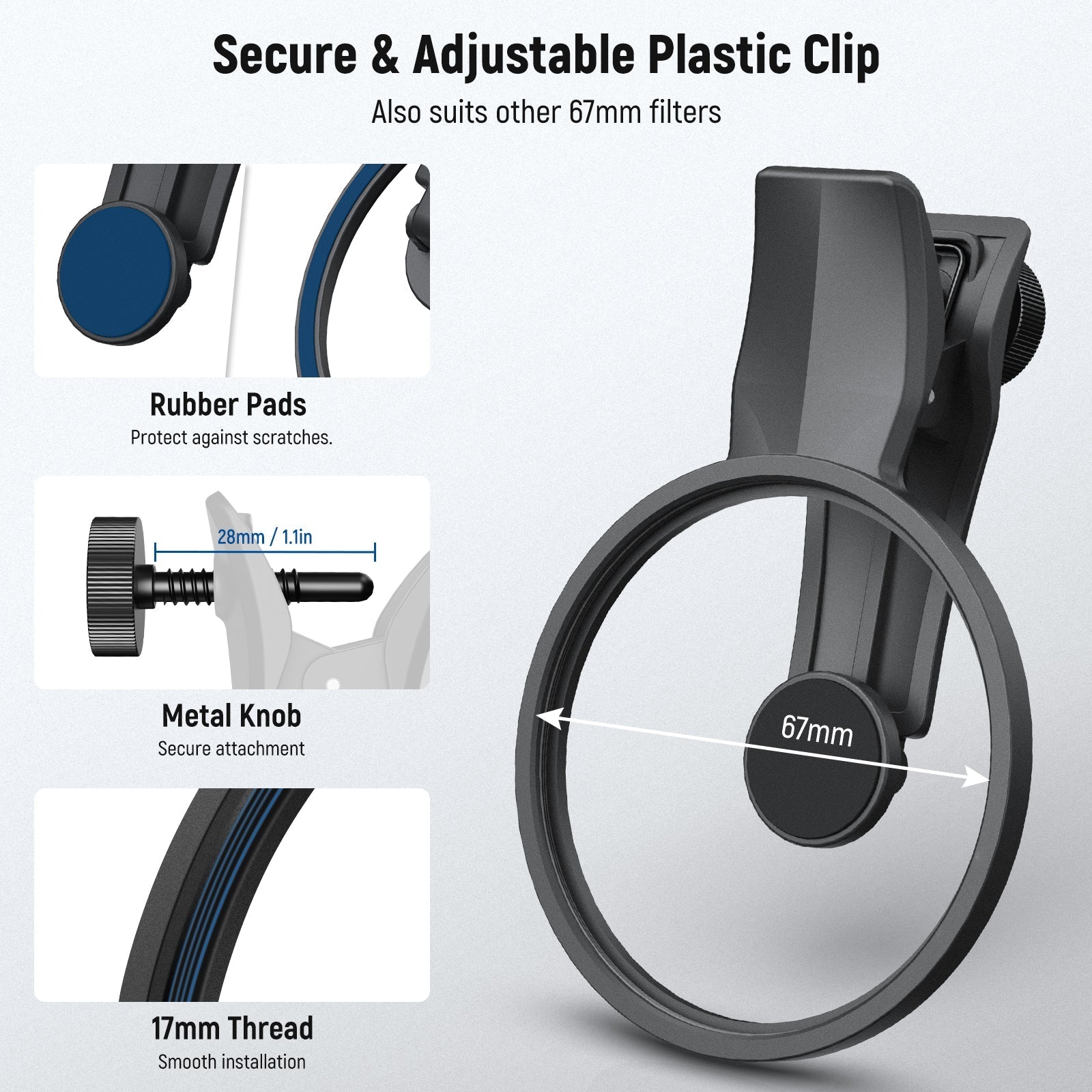 NEEWER FL-B37/FL-B38 67mm Filter Set For Smartphone