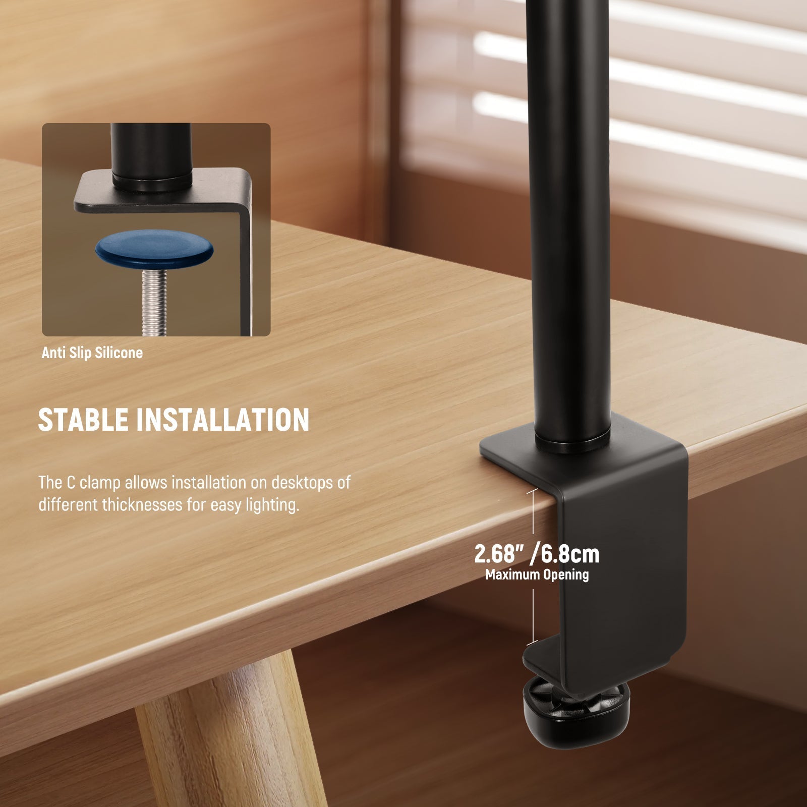 NEEWER BASICS R18 18W 7" Round Fill Light With Desktop Stand