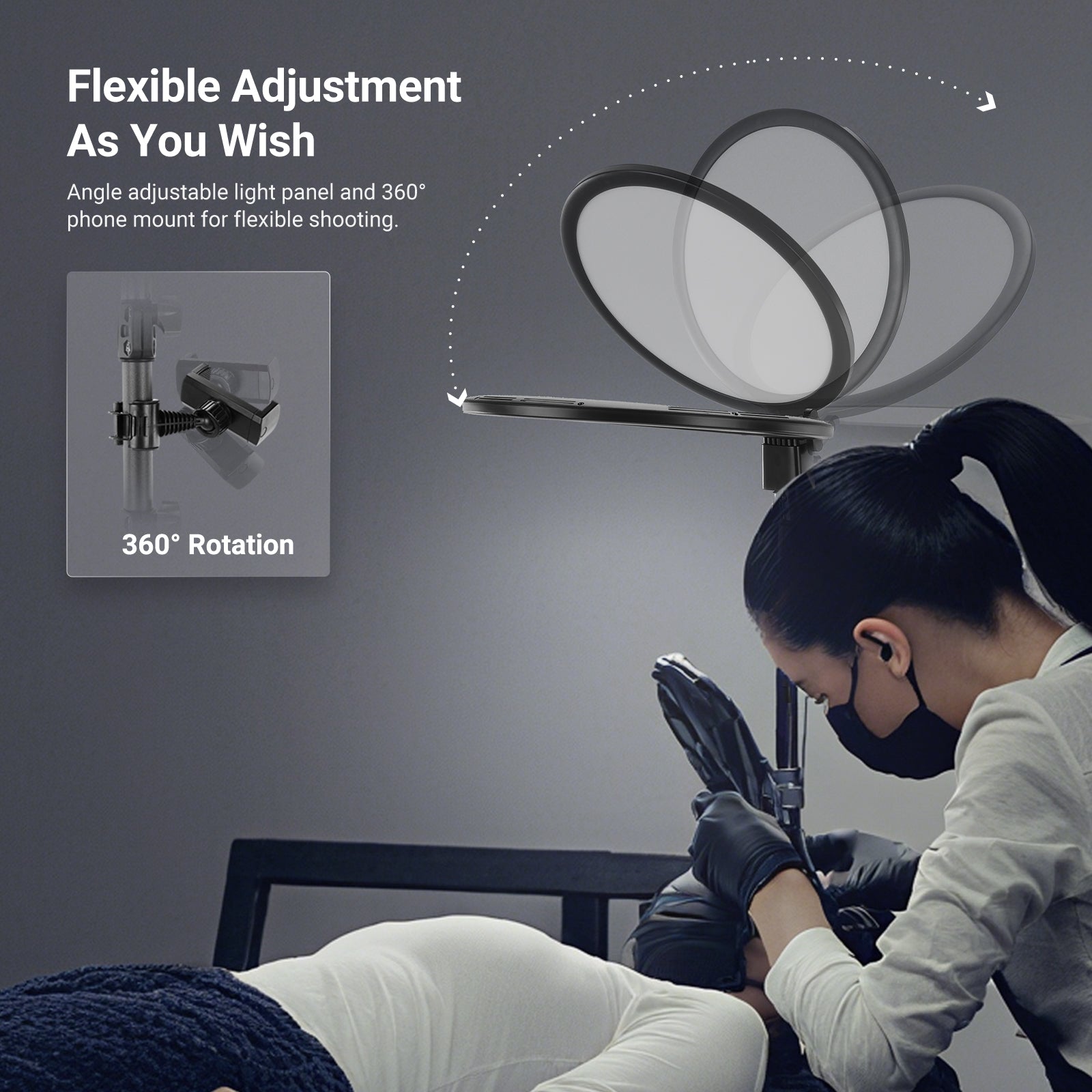 NEEWER BASICS R10L/R12L Full Screen Ring Light