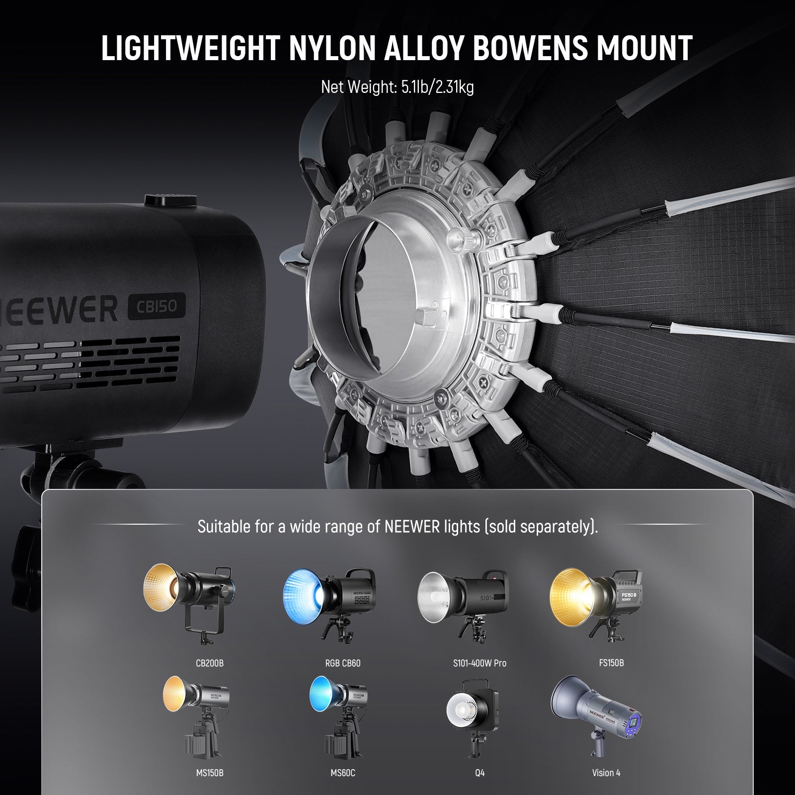 NEEWER BASICS NS36P/NS37P/NS38P/NS39P Parabolic Softbox