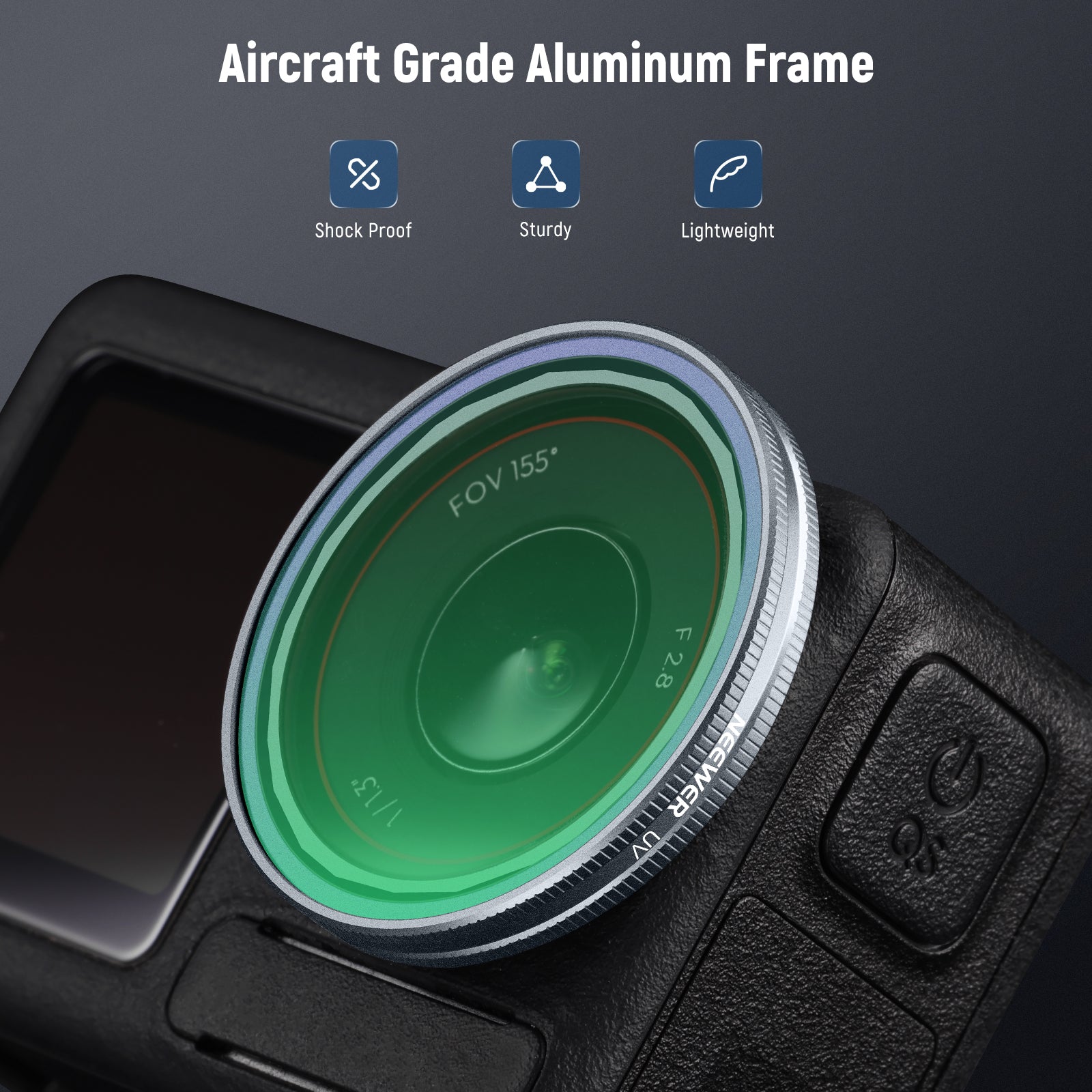 NEEWER UV/CPL Filter For DJI Osmo Action 5 Pro/4/3