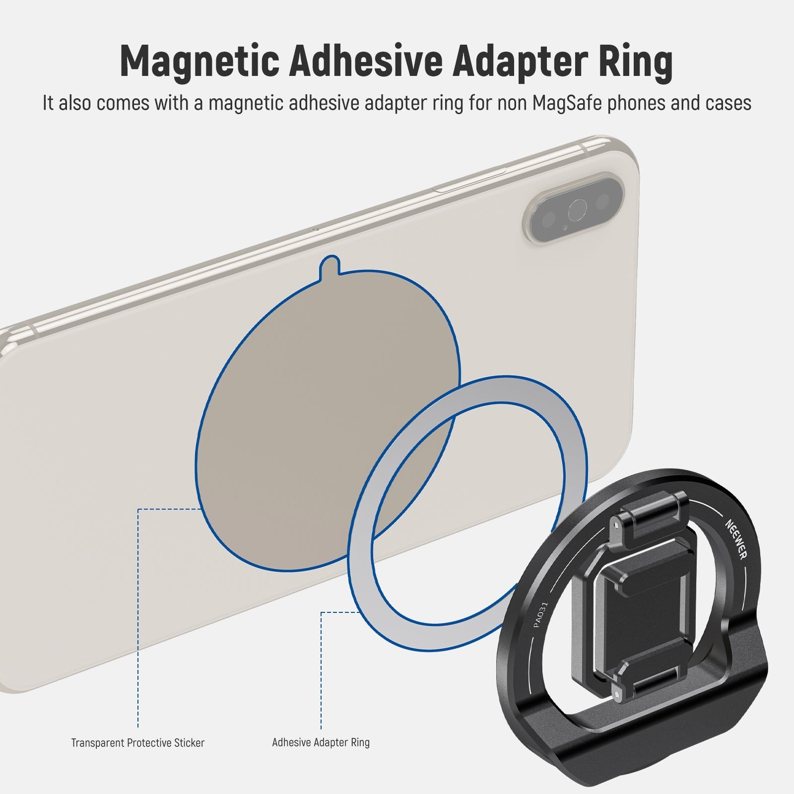 NEEWER PA031 Magnetic Foldable Continuity Camera Mount