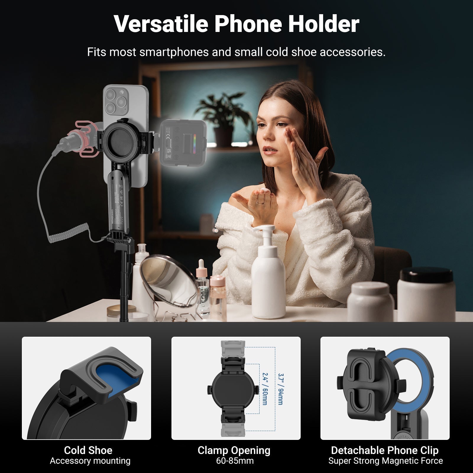 NEEWER BASICS PA985 Magnetic Selfie Stick Tripod