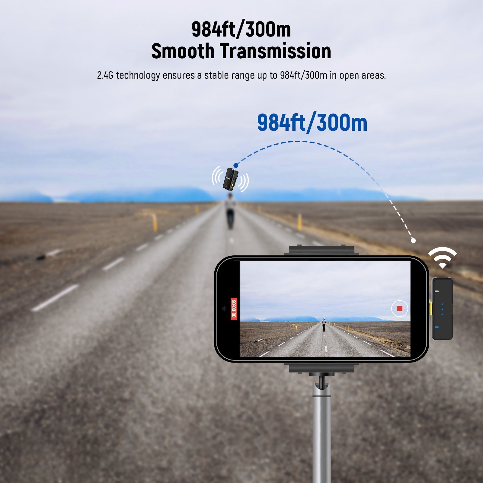 NEEWER KM15 USB C Wireless Microphone System
