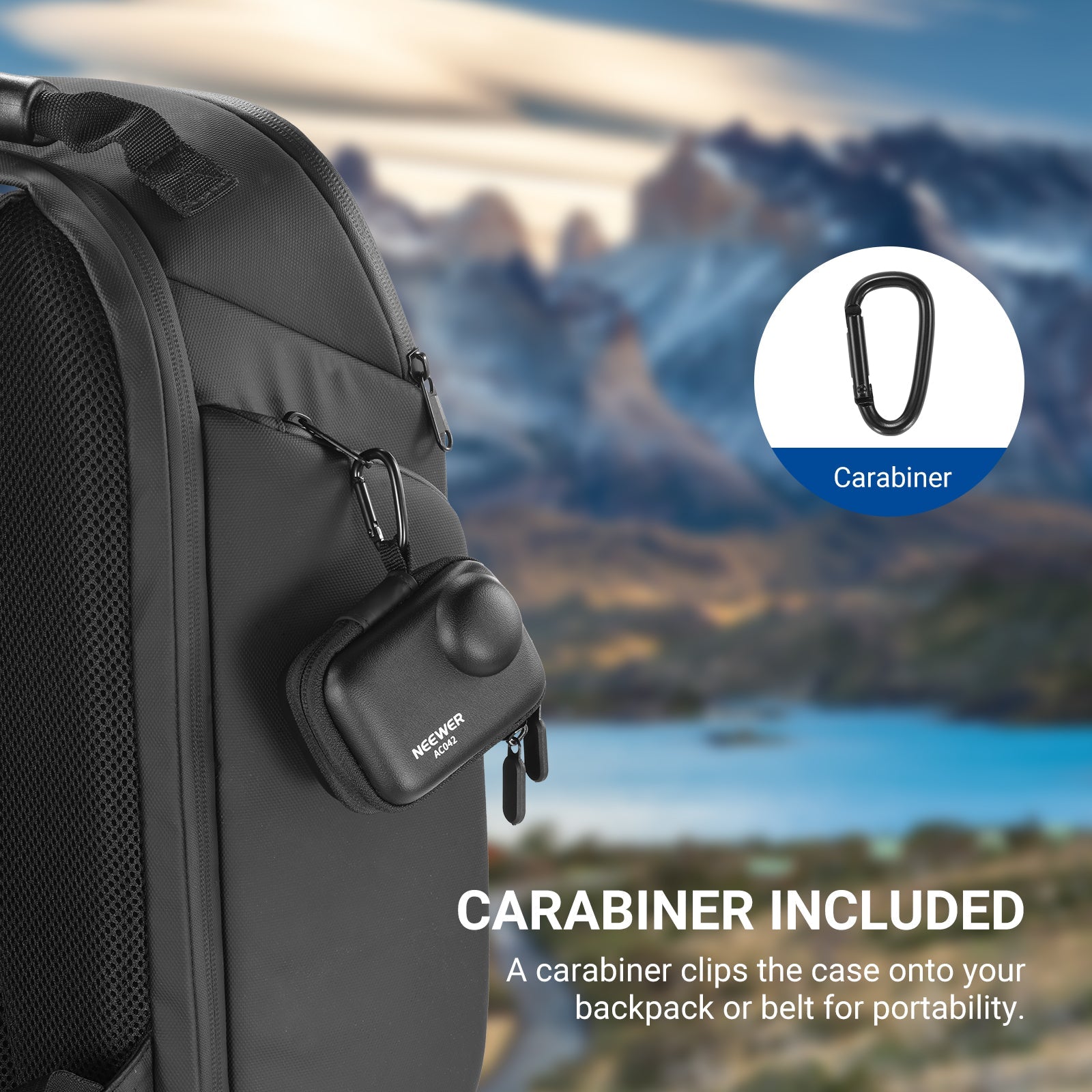 NEEWER AC042 Storage Case Compatible with Insta360 GO Ultra