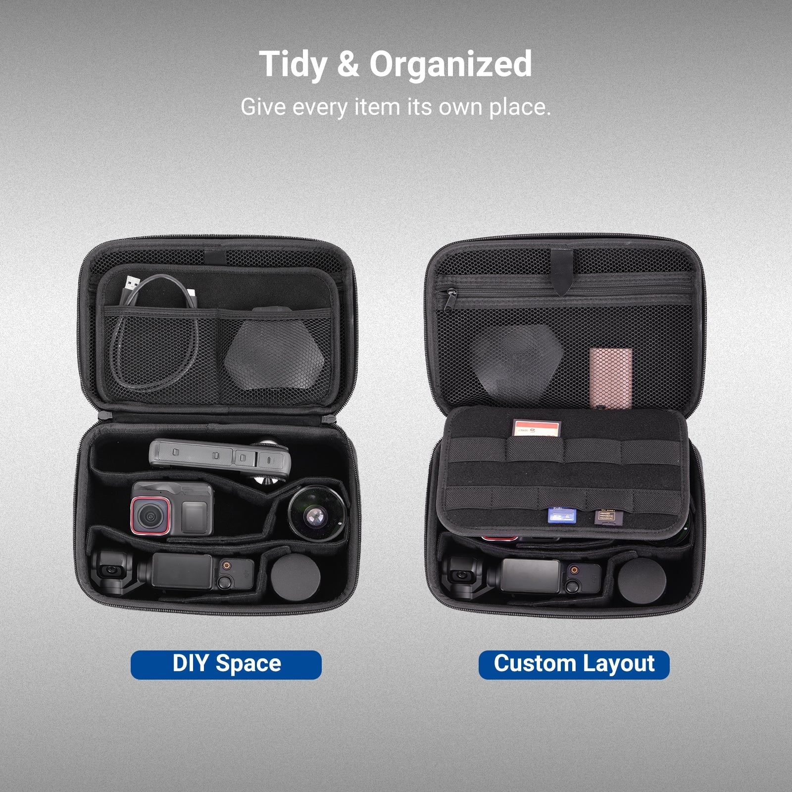 NEEWER PB27 Carrying Case for Action Camera & Accessories