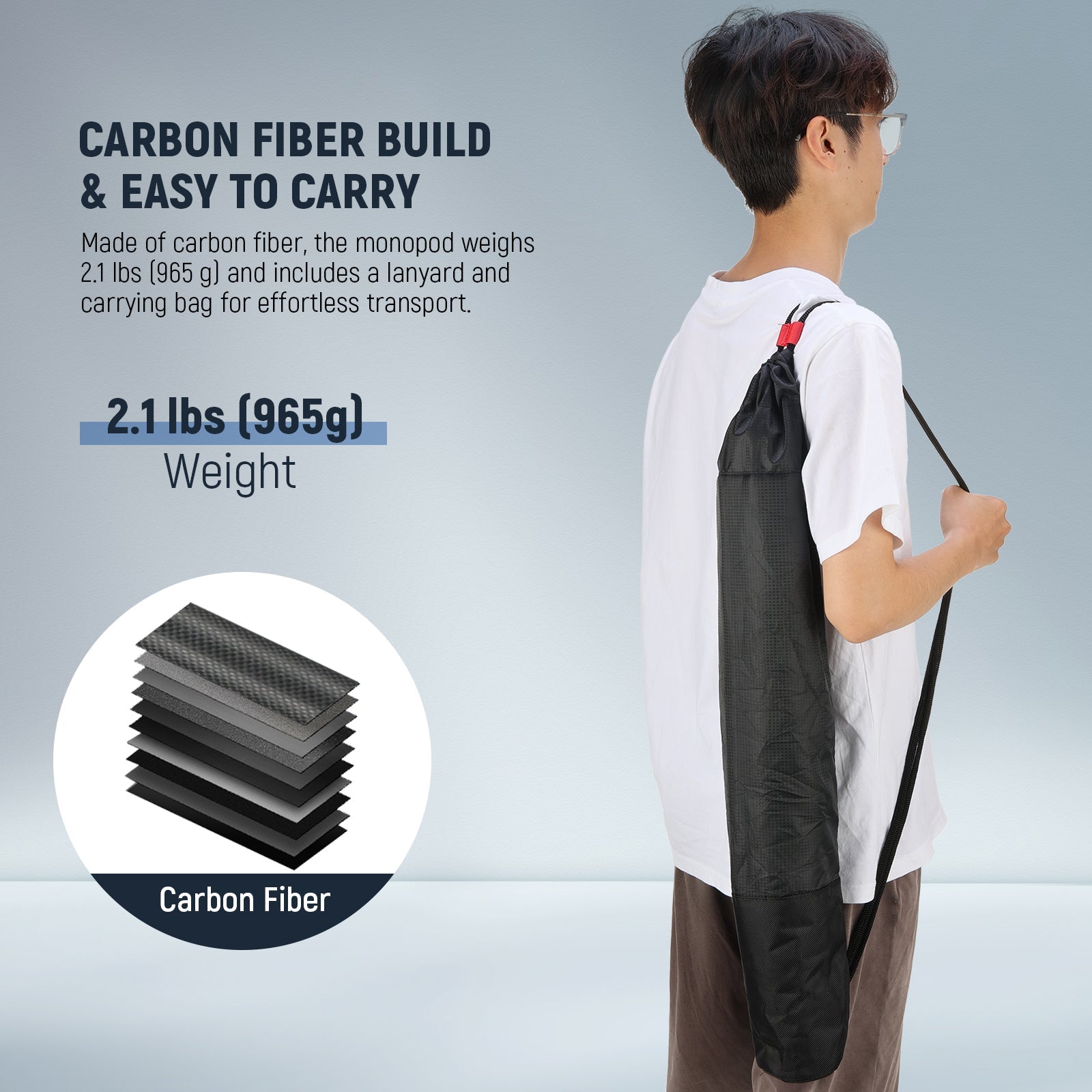NEEWER TP71 67.7" Pro Carbon Fiber Camera Monopod