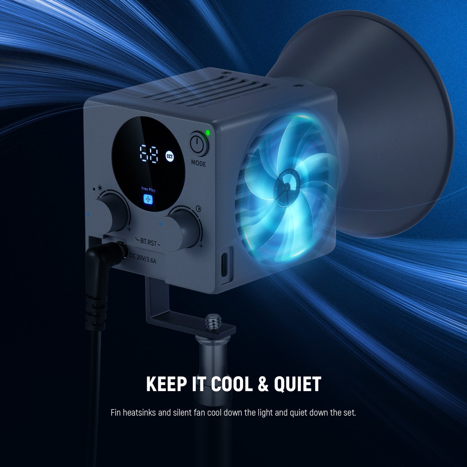 NEEWER HS60B 60W Portable Bi-Color Mini LED Video Light