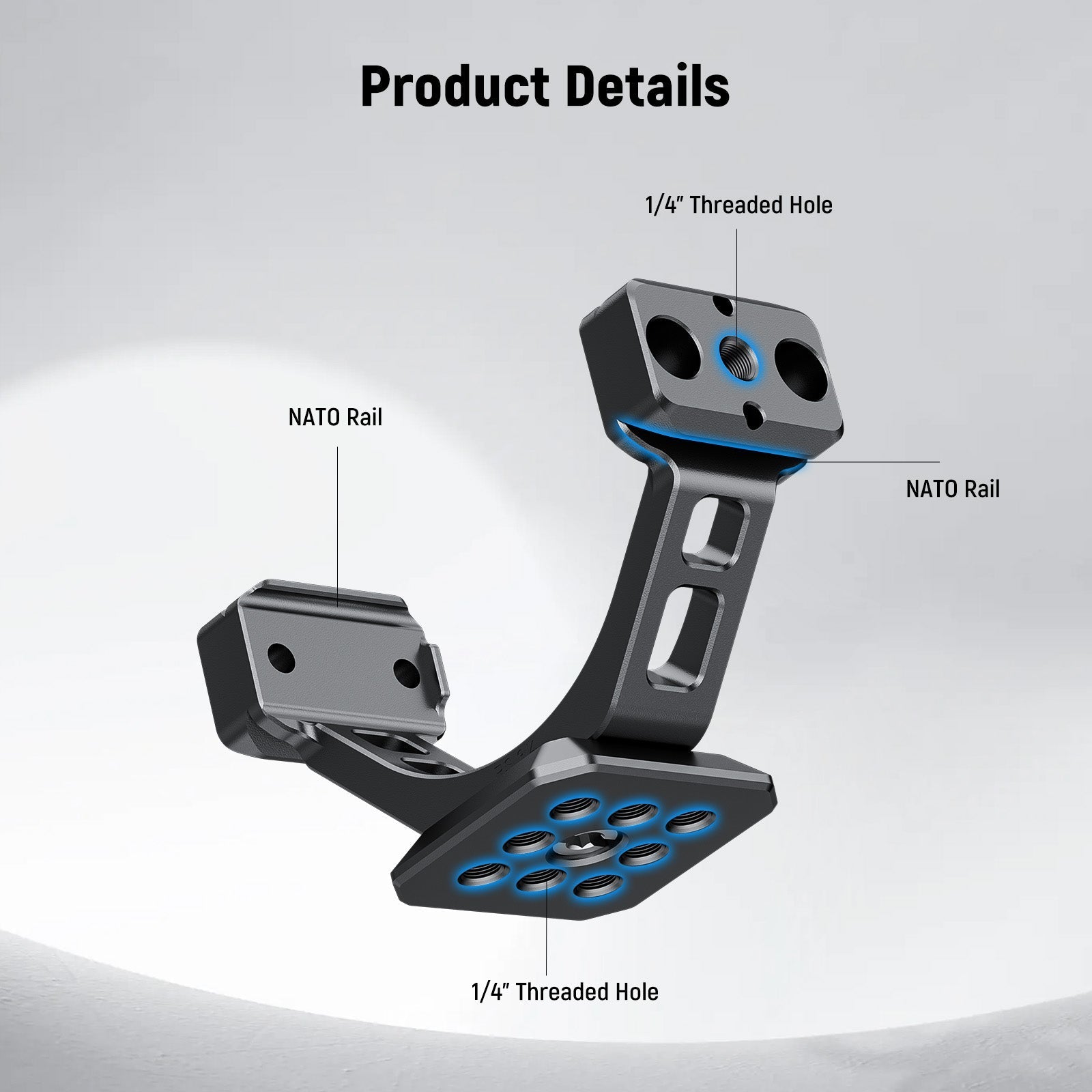 NEEWER GA030/GA030P Arca Type NATO Mount Adapter For DJI RS3/Pro RS4/Pro