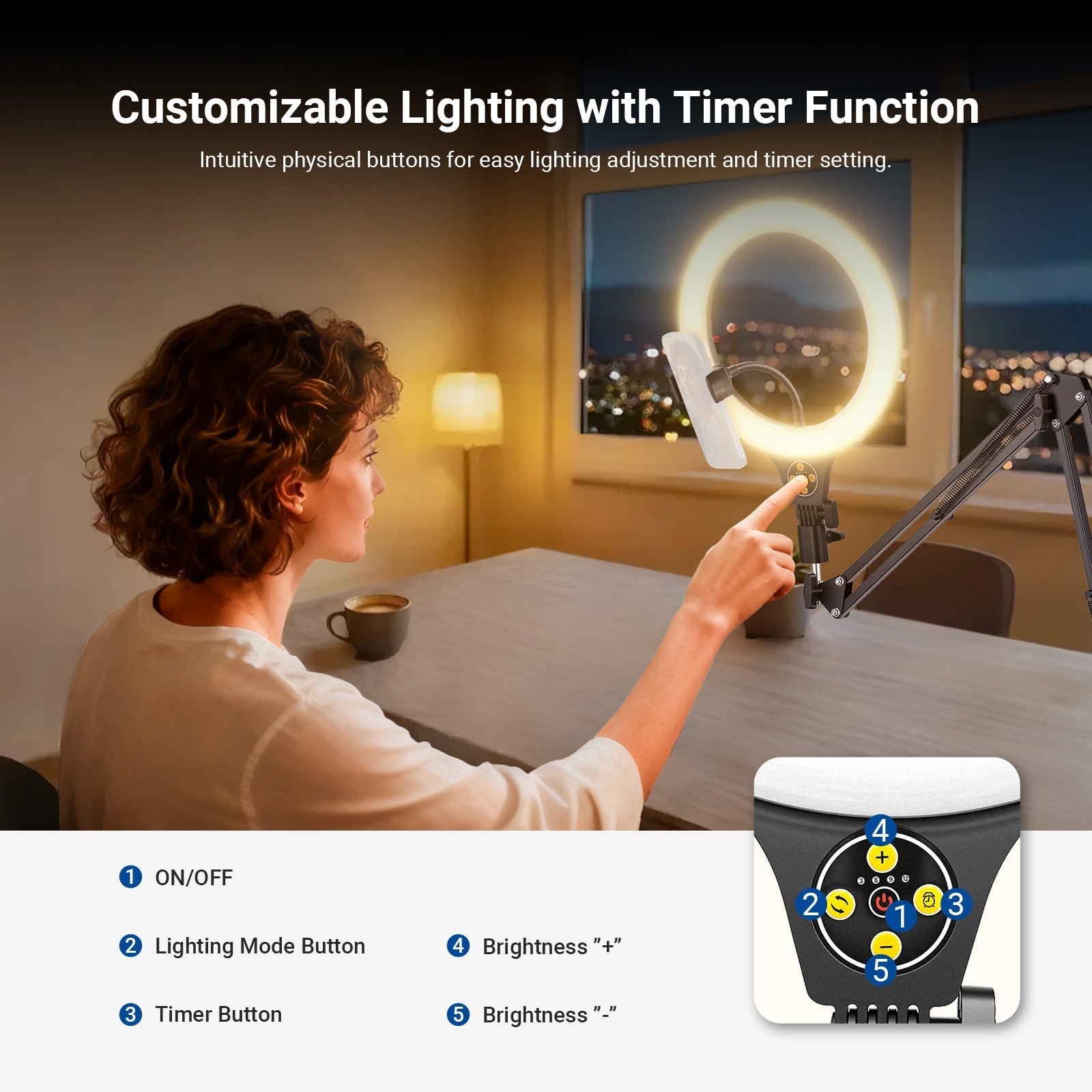 NEEWER ENTRY LEVEL VERSION N31 Desk Ring Light