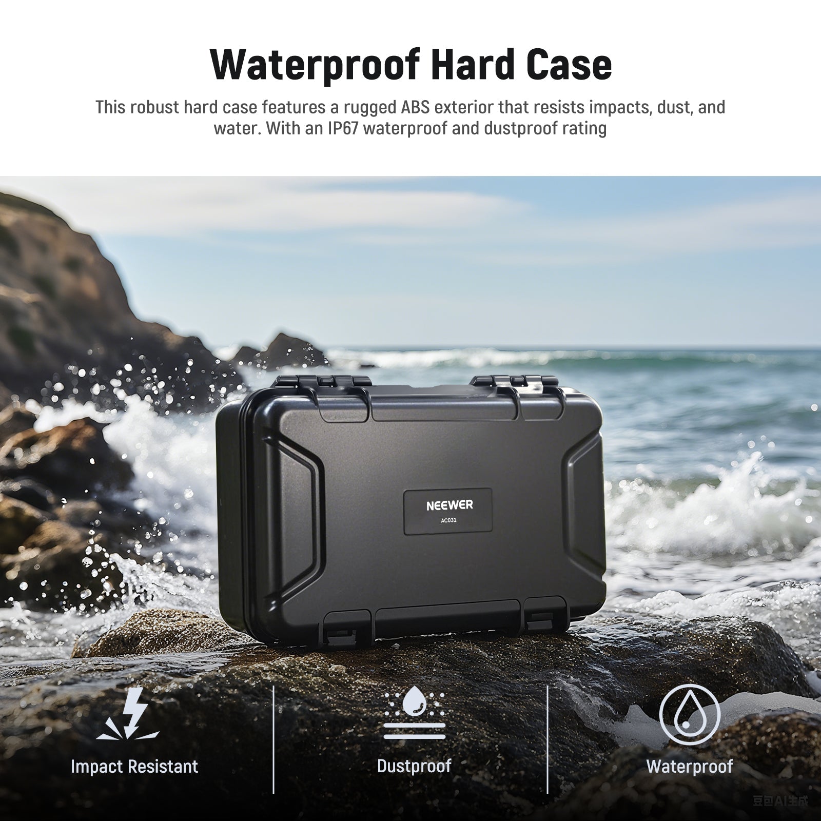 NEEWER AC031 Hard Case For DJI Osmo Action 5 Pro / 4/3 Camera